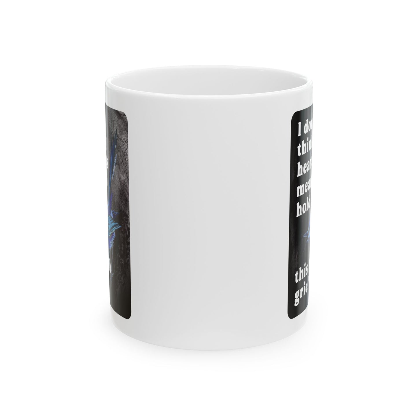 I don't think my heart was meant to hold this much grief: feminist mug