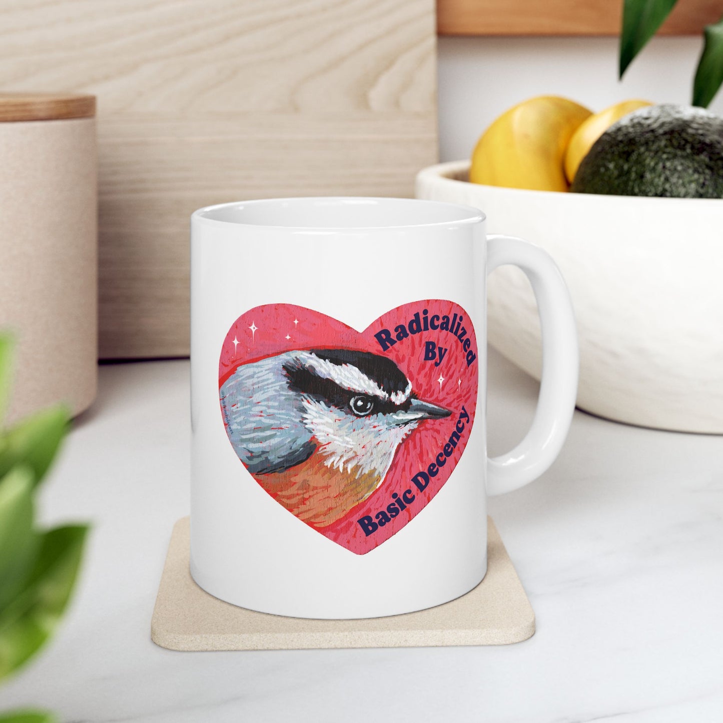 Radicalized By Basic Decency: feminist mug