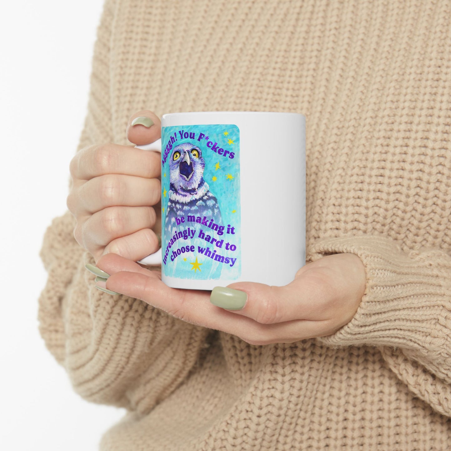 Aggggh! You F*ckers be making it increasingly hard to choose whimsy: feminist mug