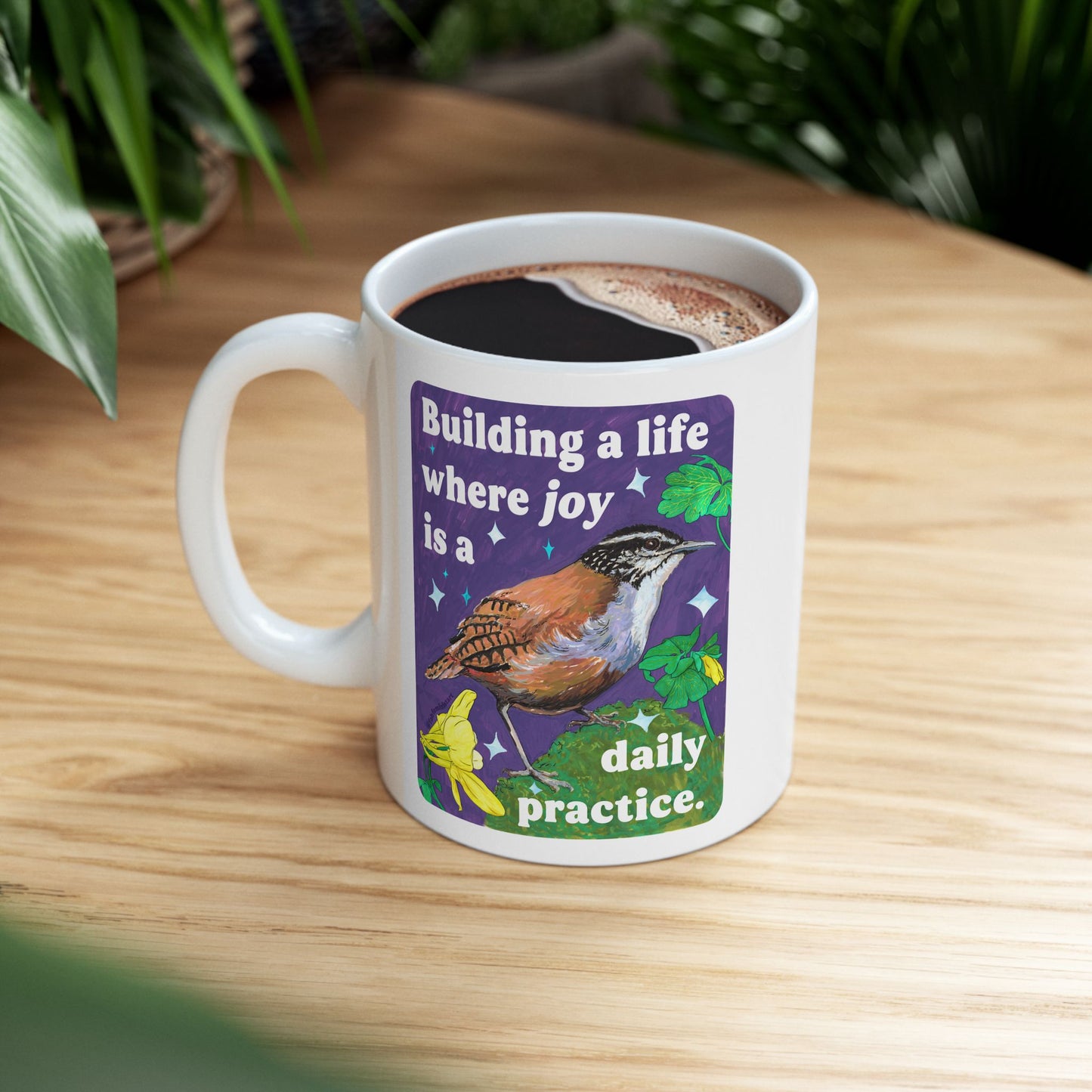 Building a life where joy is a daily practice: feminist mug