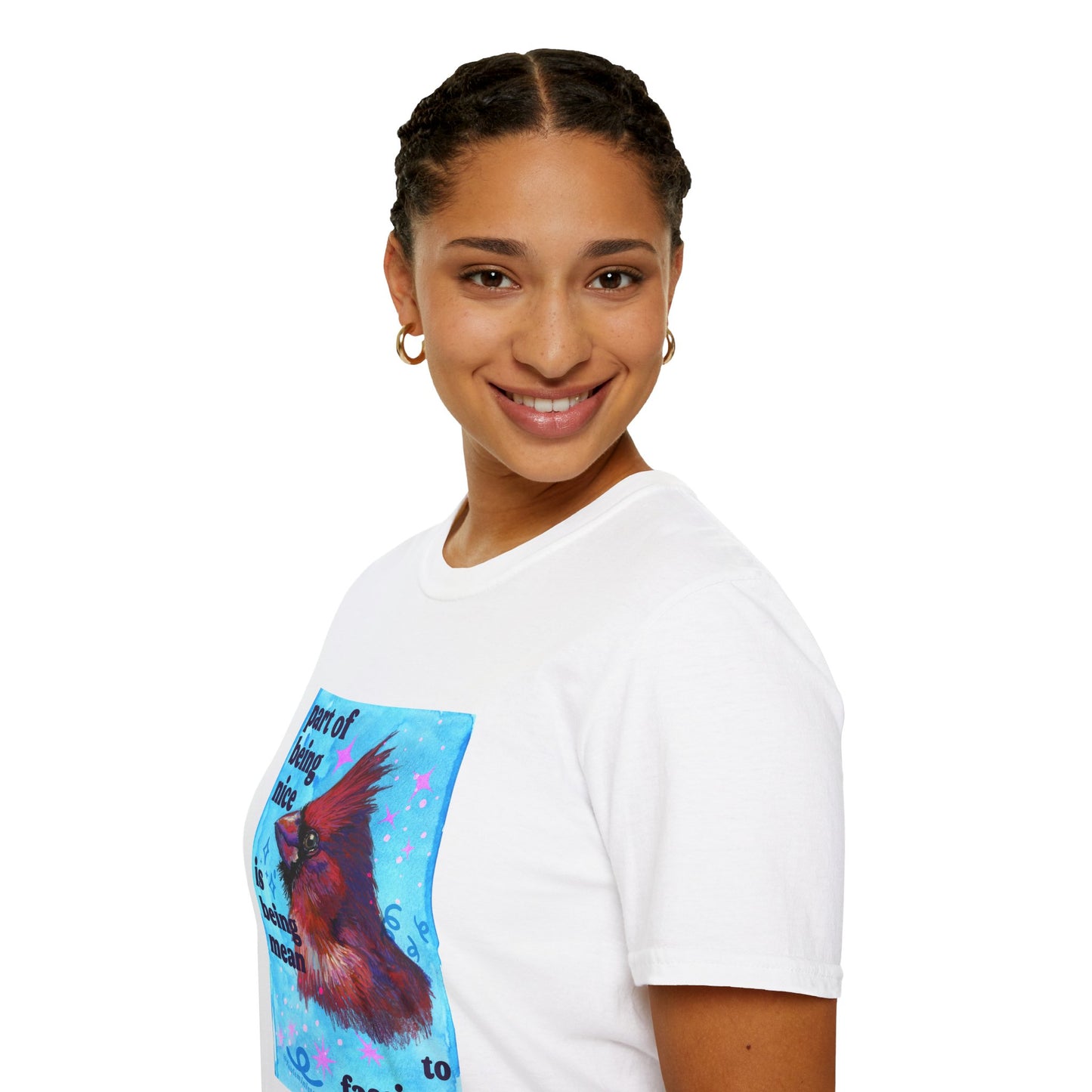 Part of Being Nice is Being Mean to Fascists: feminist shirt