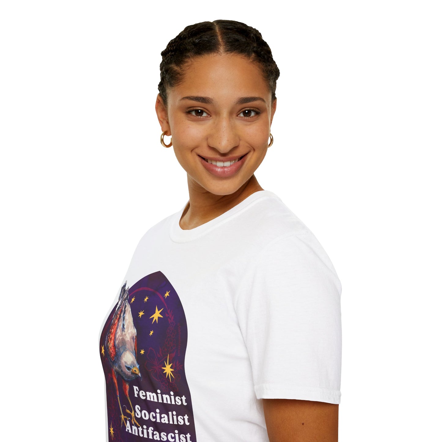 Feminist Socialist Antifascist Weirdo: feminist shirt