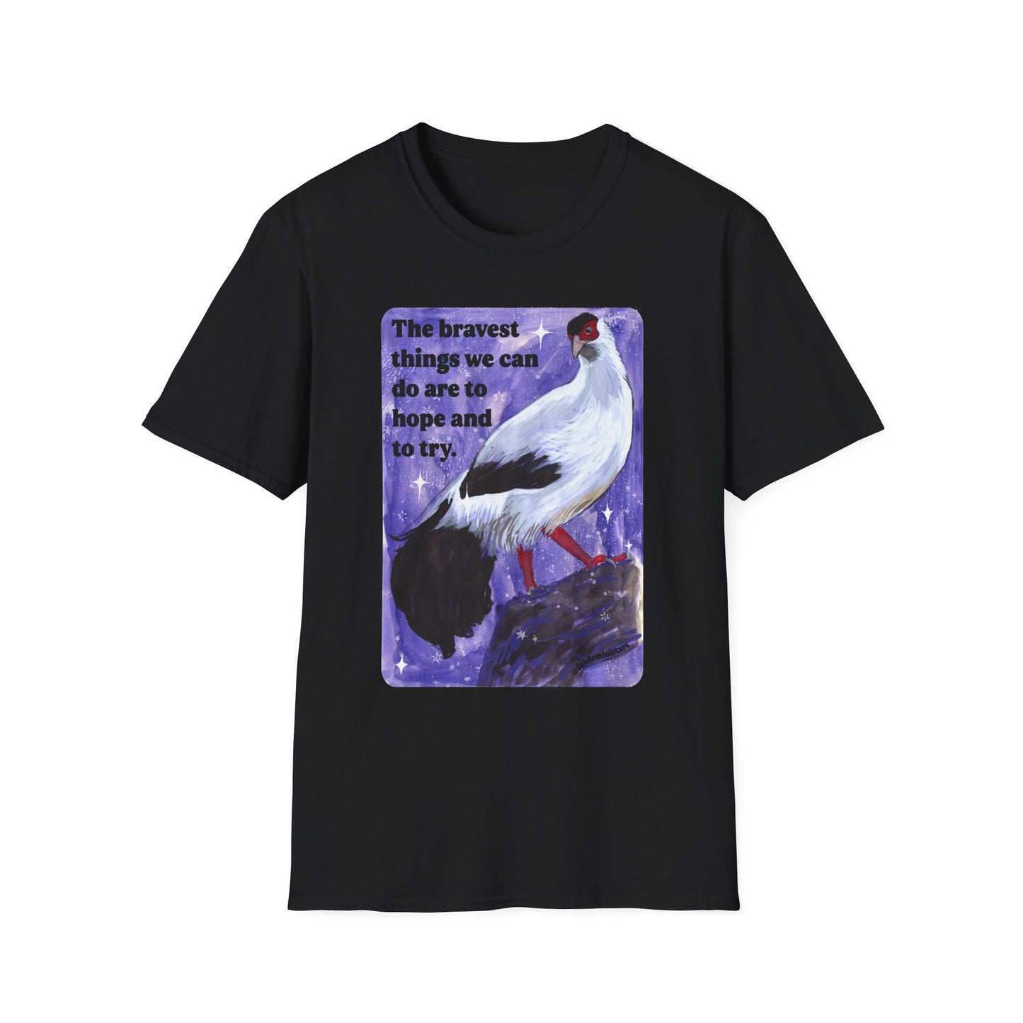 The bravest things we can do are to hope and to try: feminist shirt