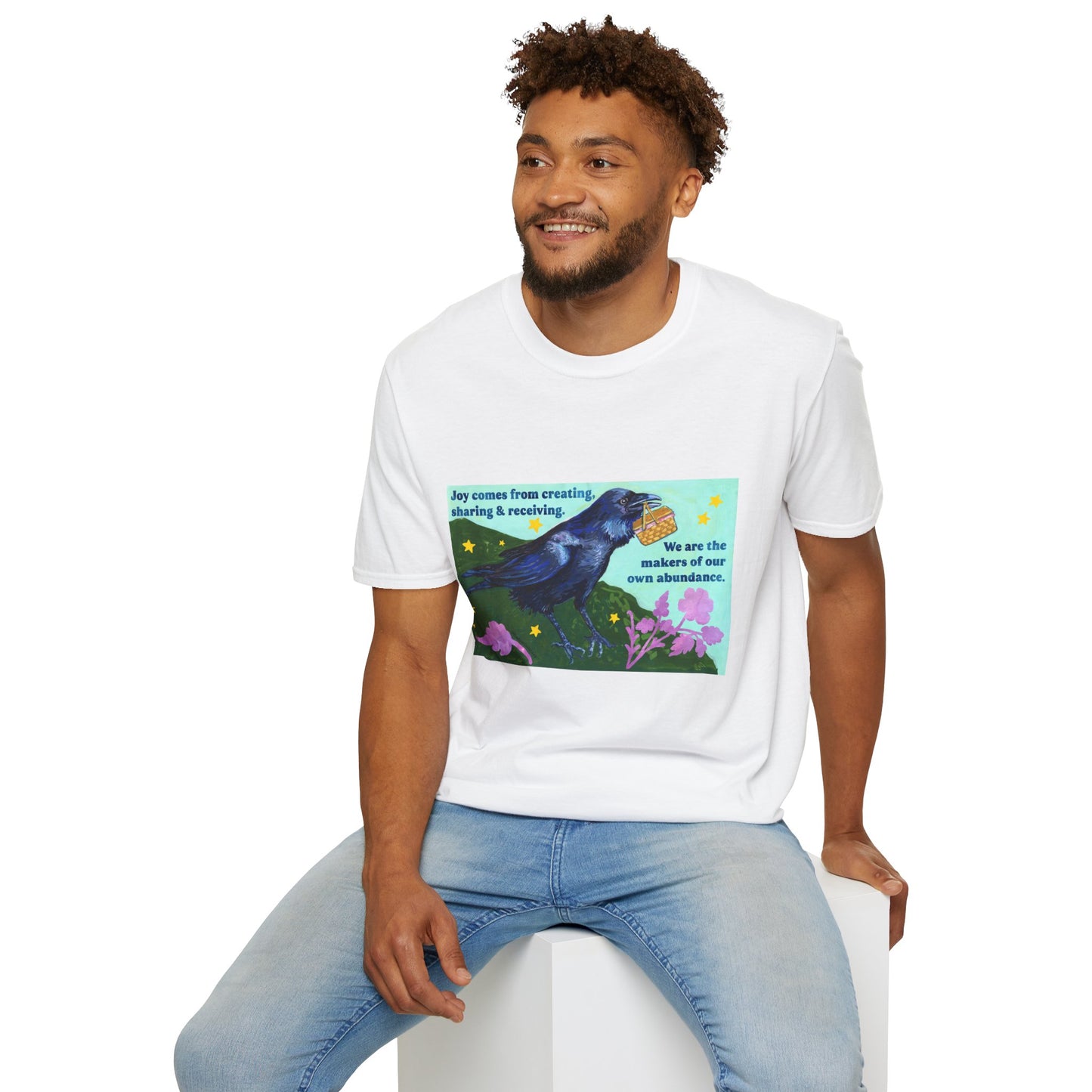 Joy comes from creating, sharing & receiving: feminist shirt
