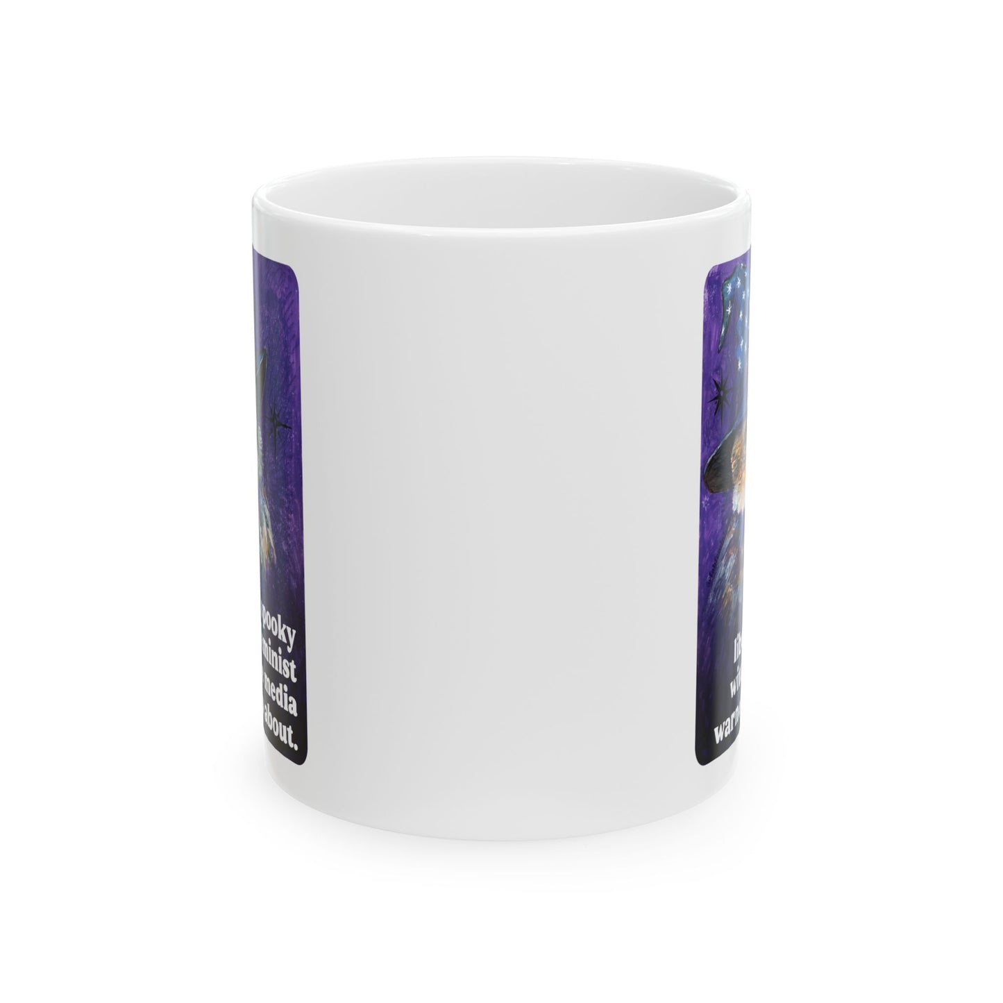 The spooky liberal feminist witch the media warned you about: feminist mug