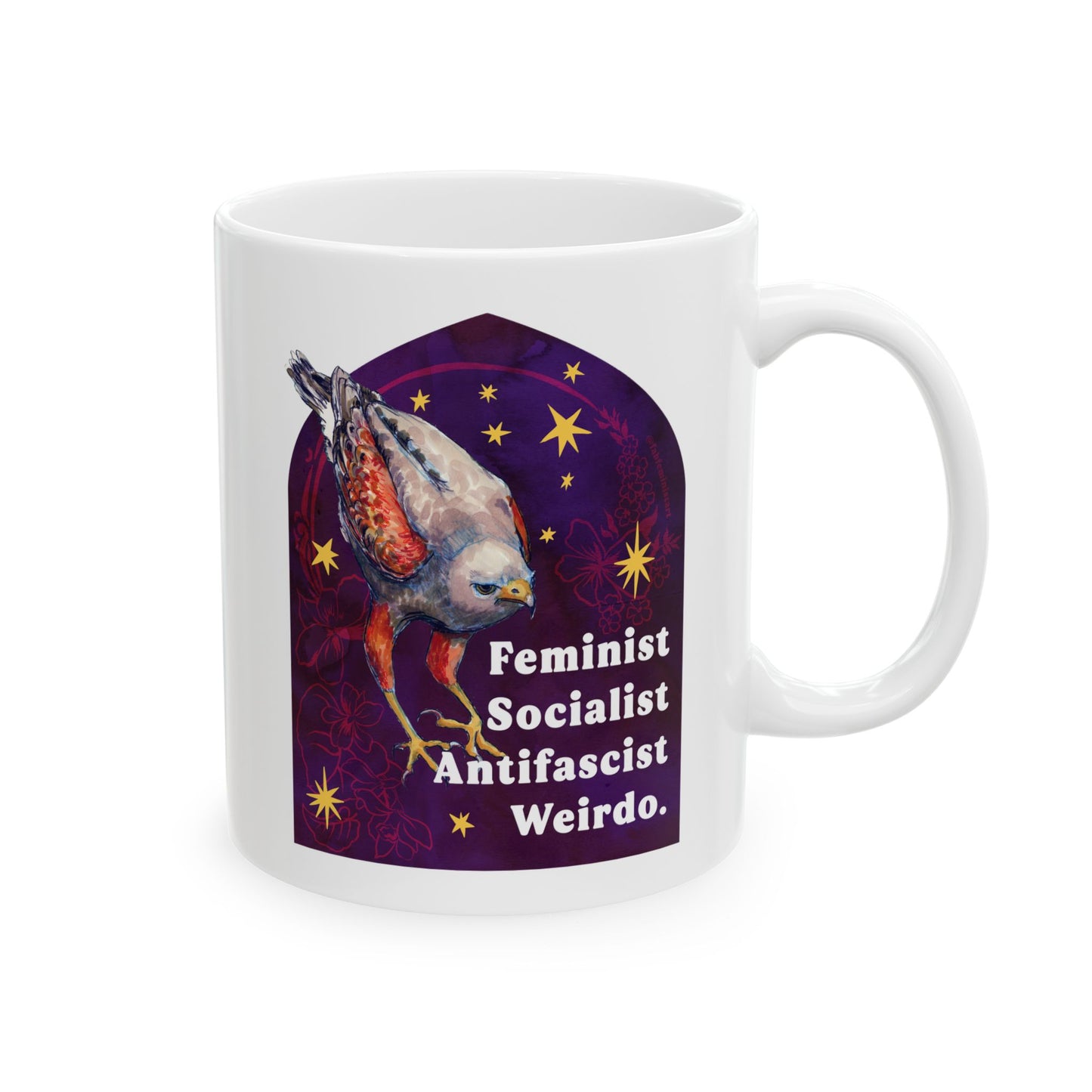 Feminist Socialist Antifascist Weirdo: feminist mug