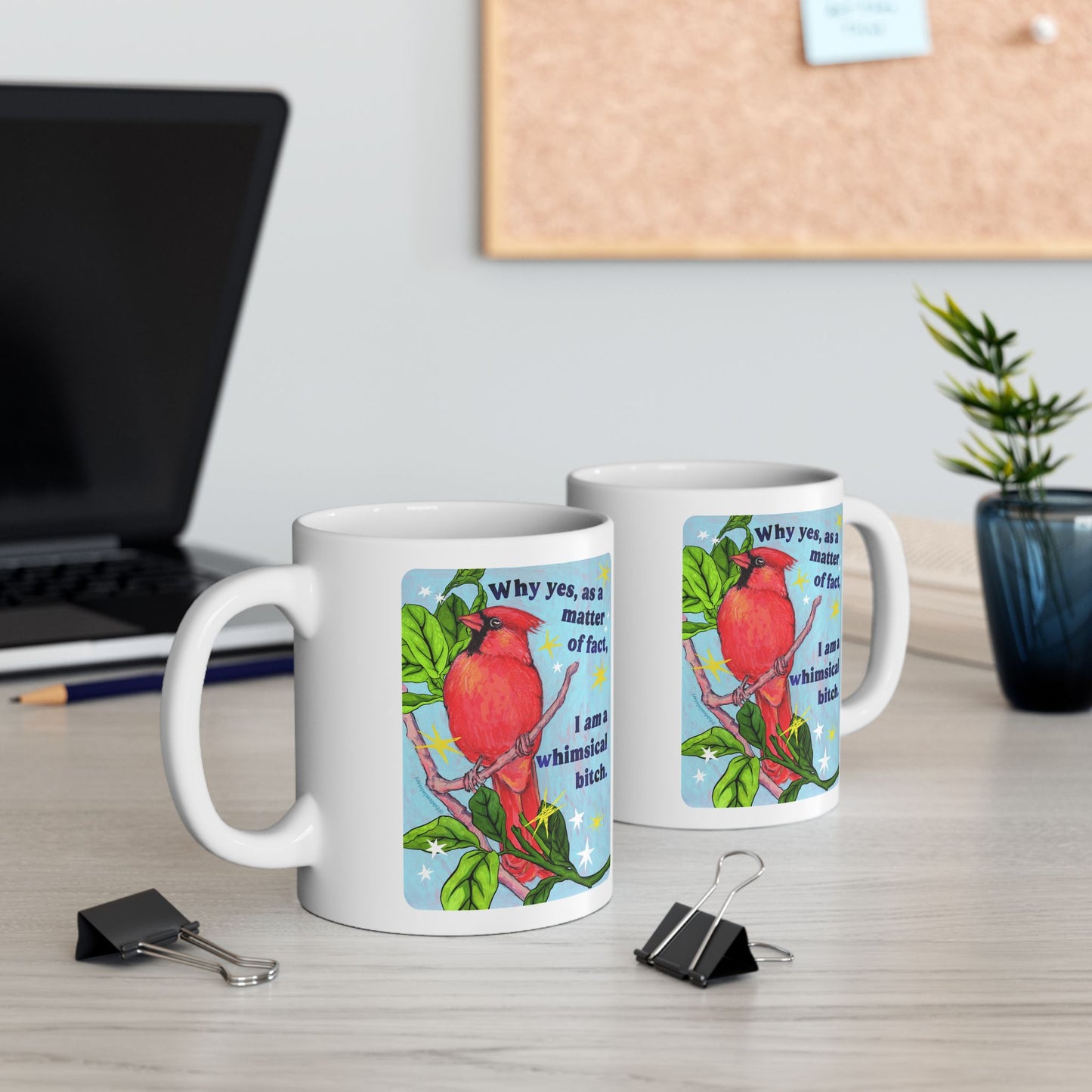 Why yes, as a matter of fact, I *am* a whimsical bitch: feminist mug