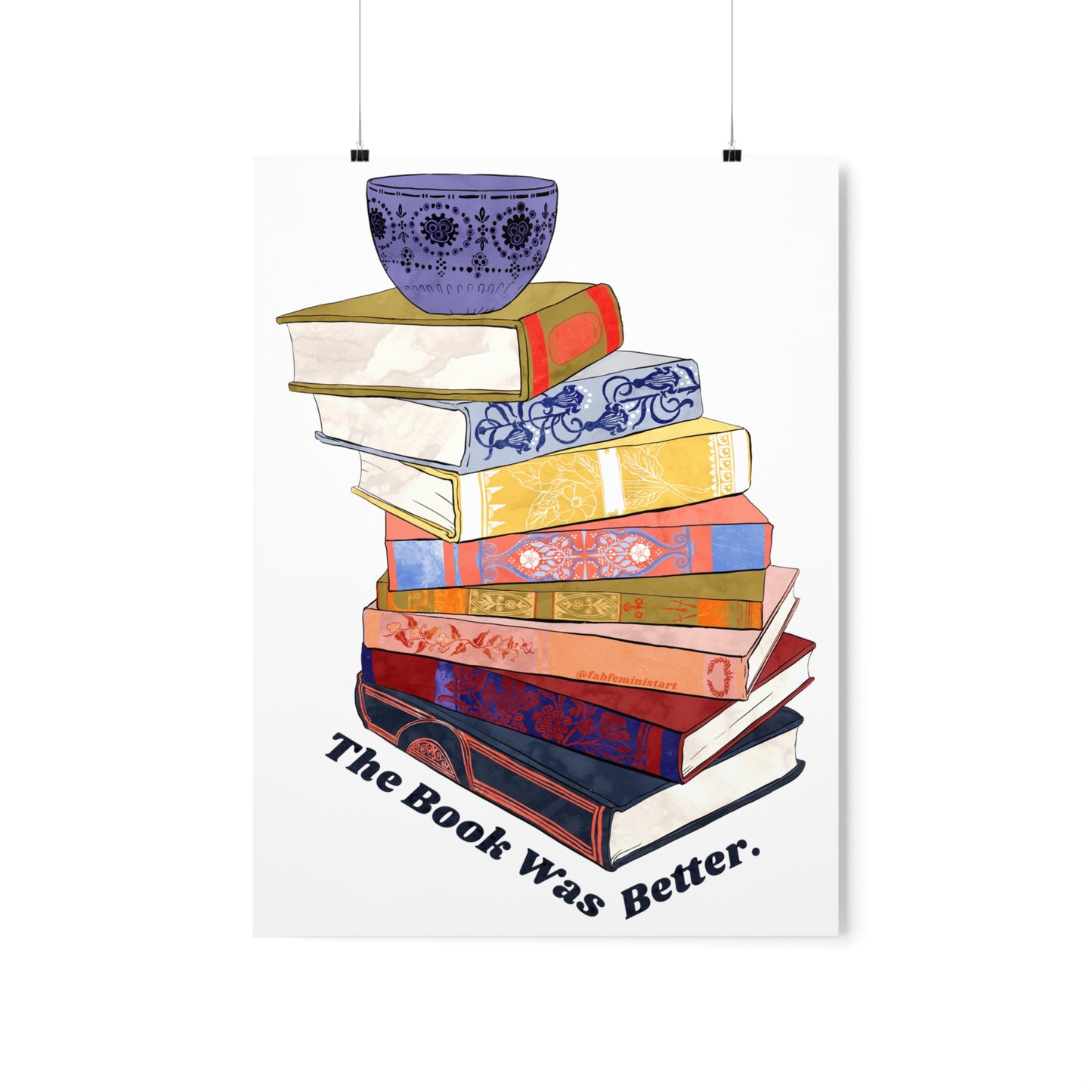 The Book Was Better: Reading Poster