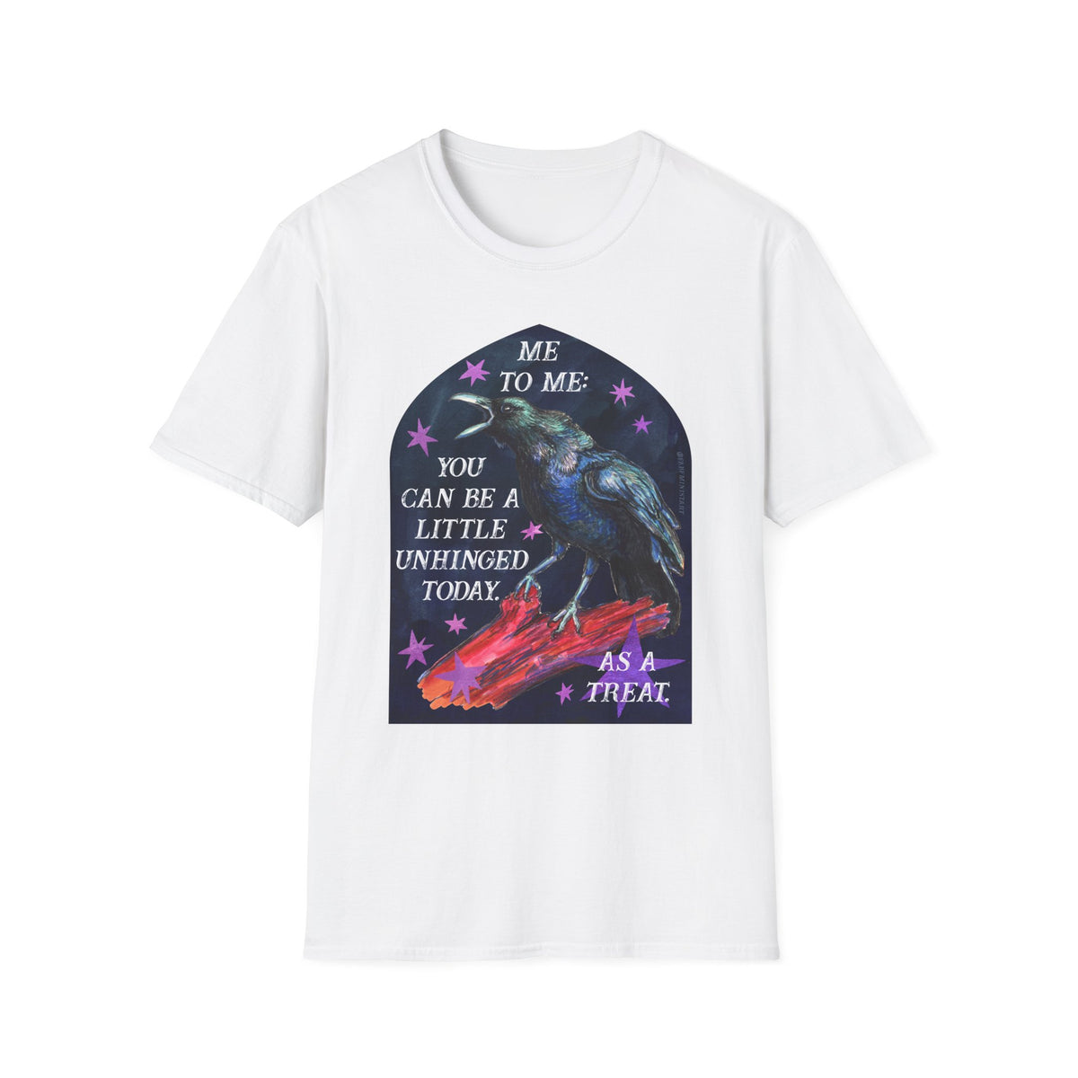 me to me: you can be a little unhinged today. as a treat: feminist shirt