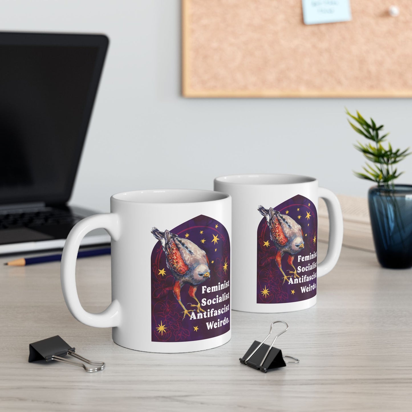 Feminist Socialist Antifascist Weirdo: feminist mug