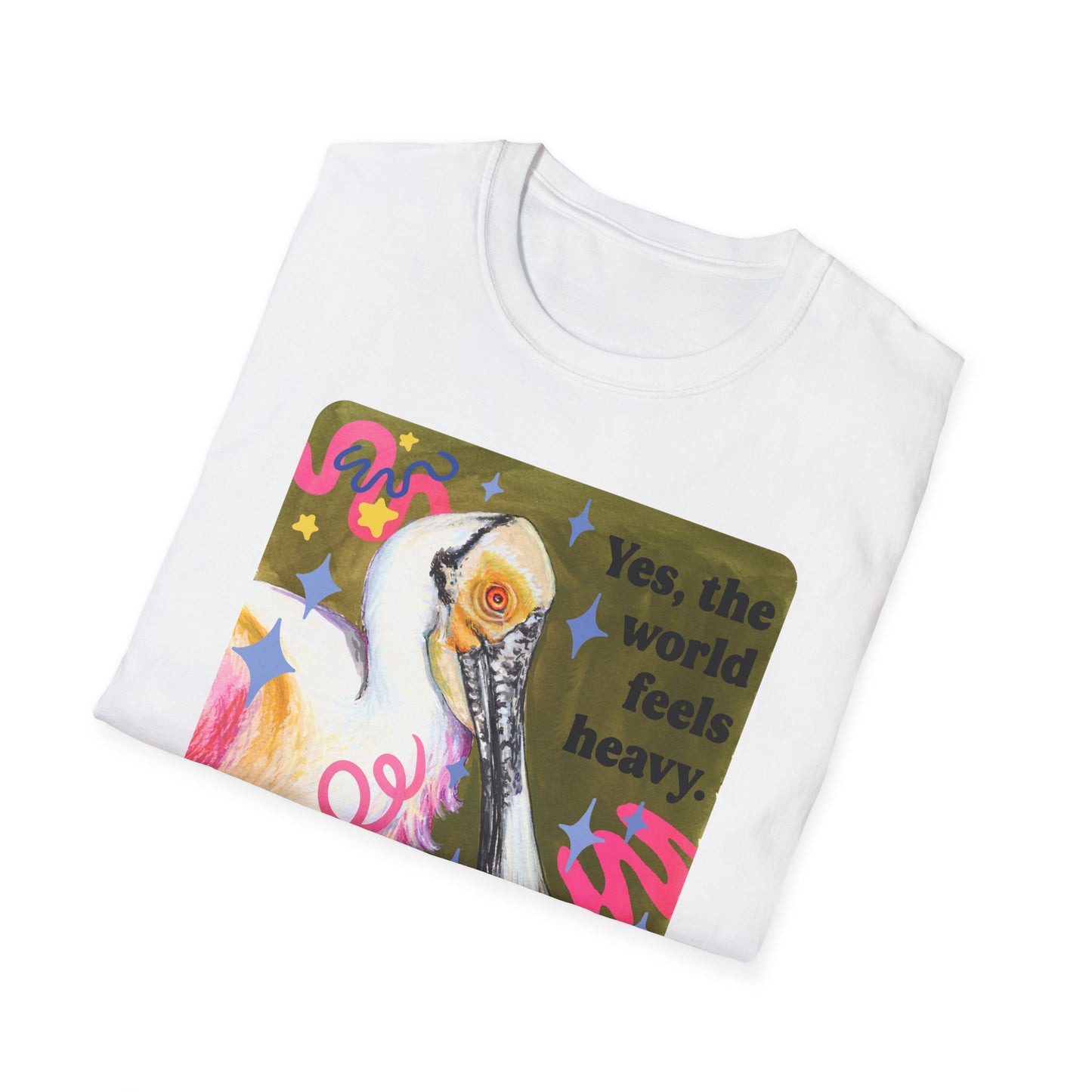 Yes, the world feels heavy. And yet, I remain whimsical & loving, for how else could I be: feminist shirt