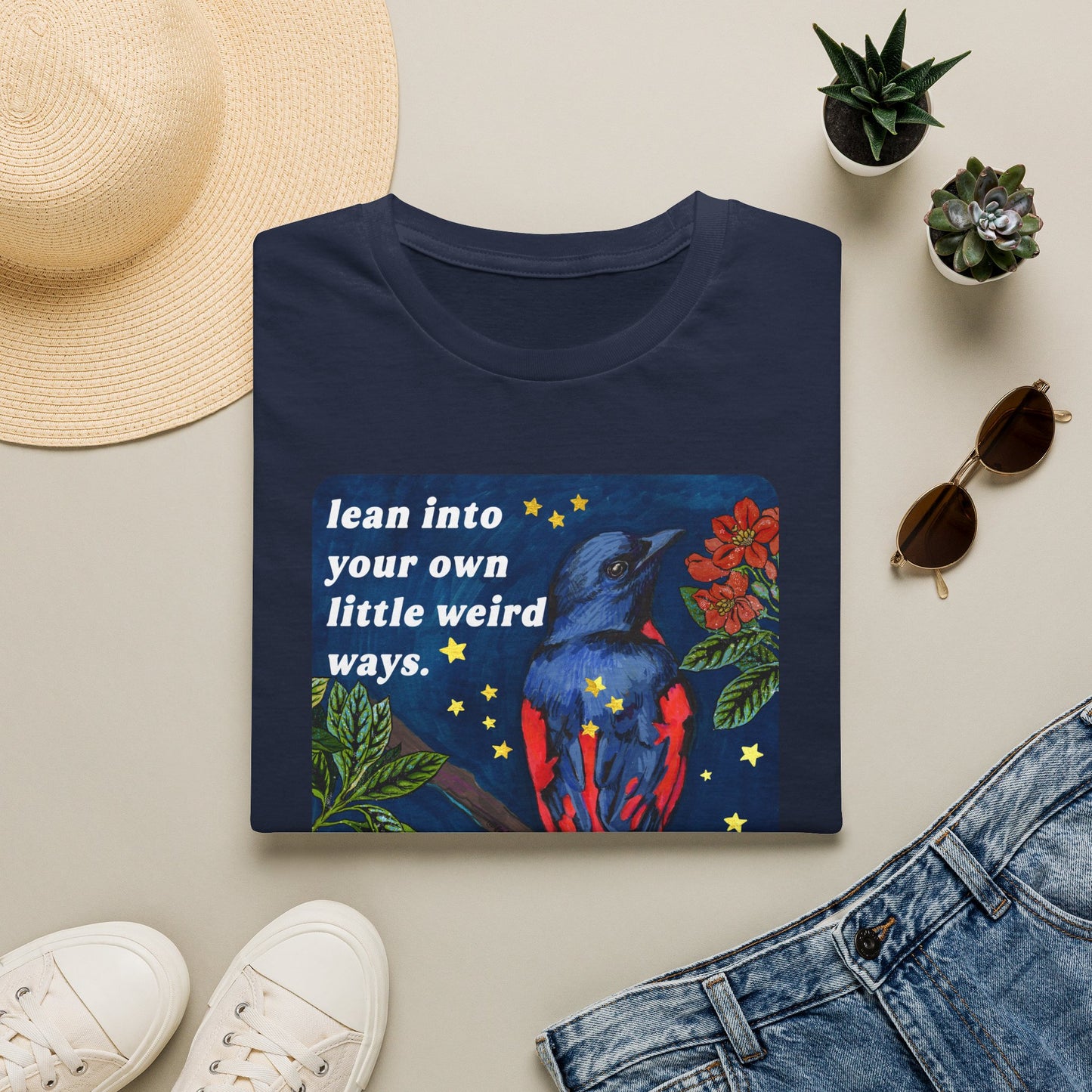 Lean Into Your Own Little Weird Ways: feminist shirt