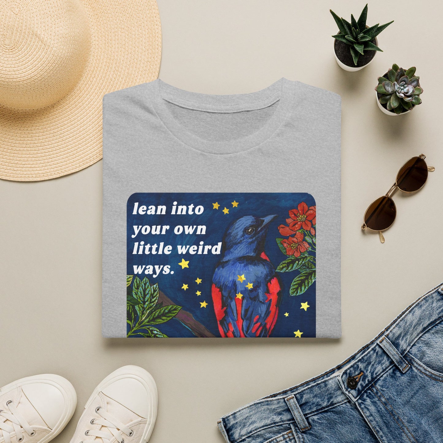 Lean Into Your Own Little Weird Ways: feminist shirt
