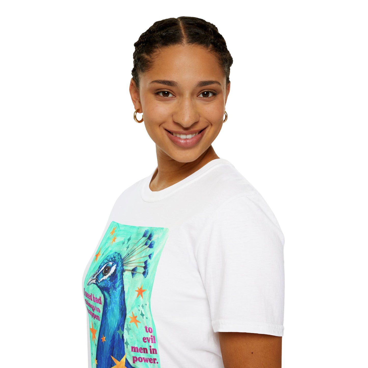 I Need Bad Things to Happen to Evil Men in Power: Feminist Shirt