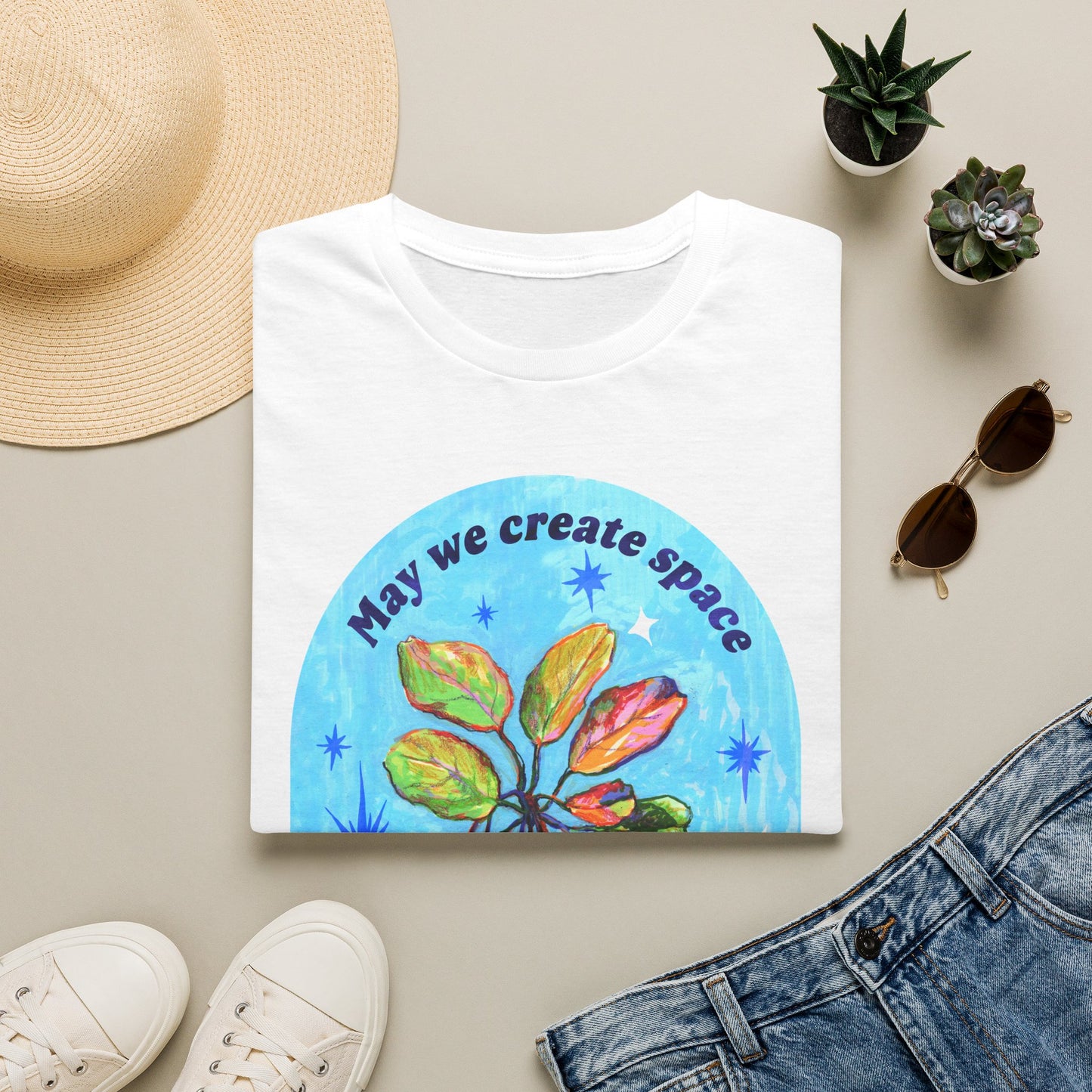 May we create space for joy and wonder: feminist shirt