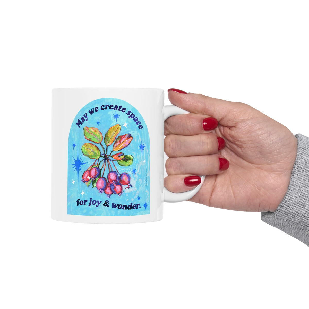 May we create space for joy and wonder: feminist mug
