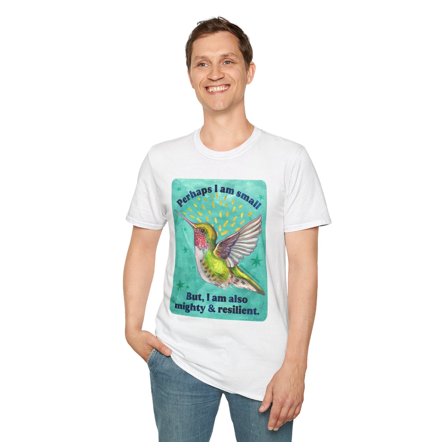 Perhaps I am small, But I am also mighty & resilient: feminist shirt