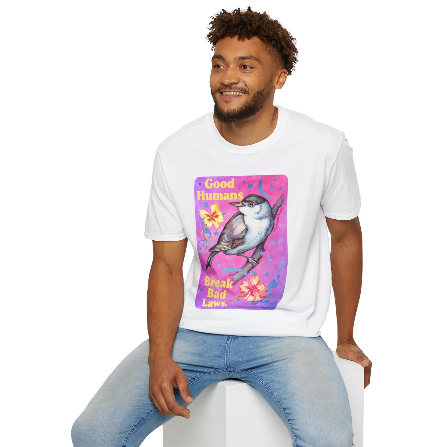 Good Humans Break Bad Laws: feminist shirt