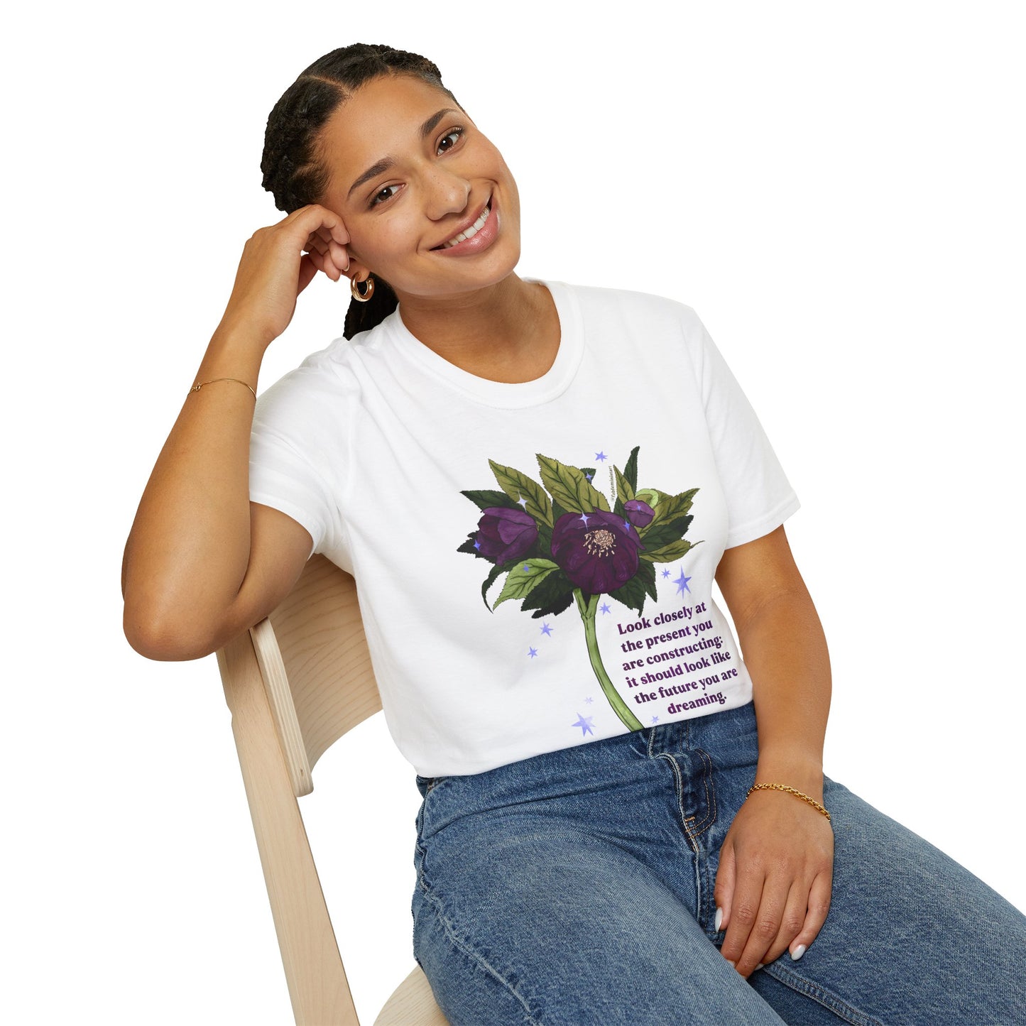 Look closely at the present you are constructing: it should look like the future you are dreaming, Alice Walker: feminist shirt