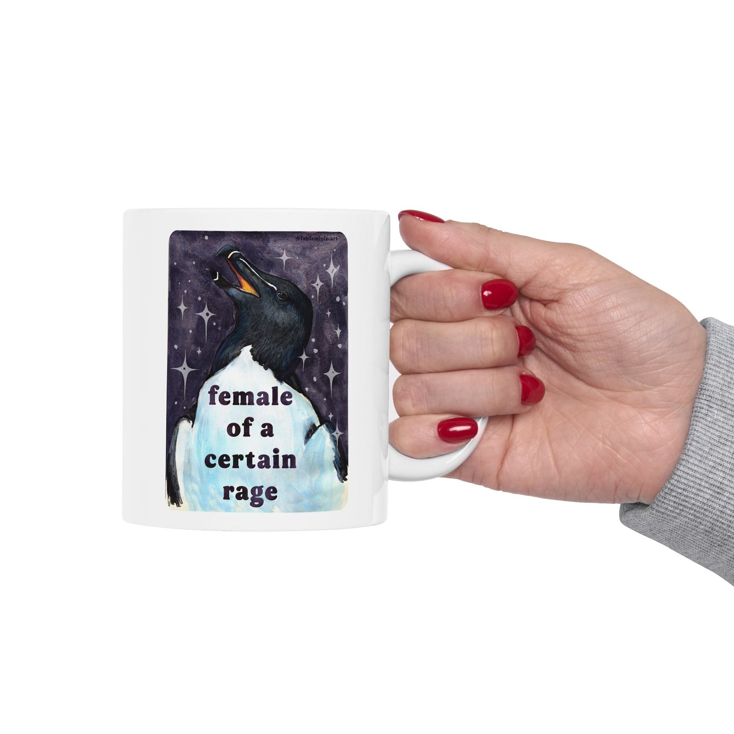 female of a certain rage: feminist mug