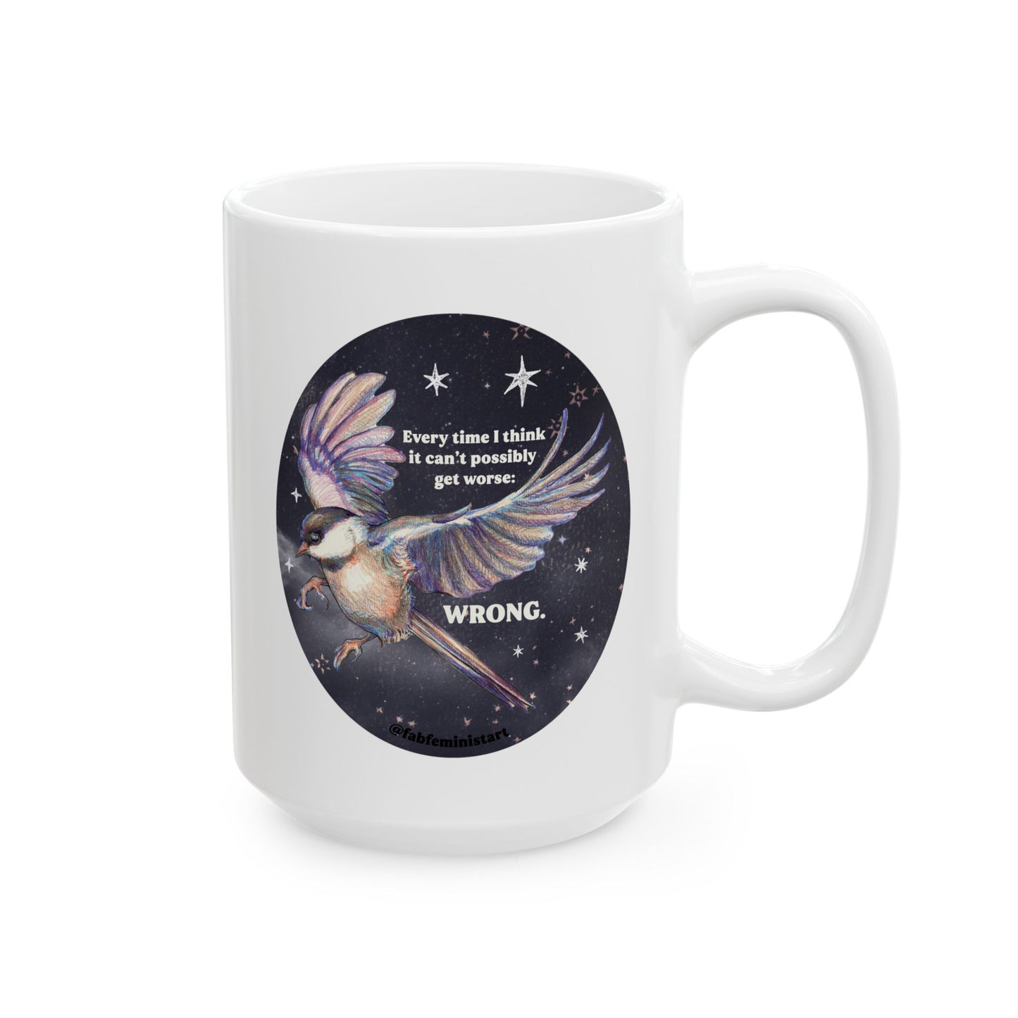 Every time I think it can't possibly get worse, WRONG: Feminist Mug