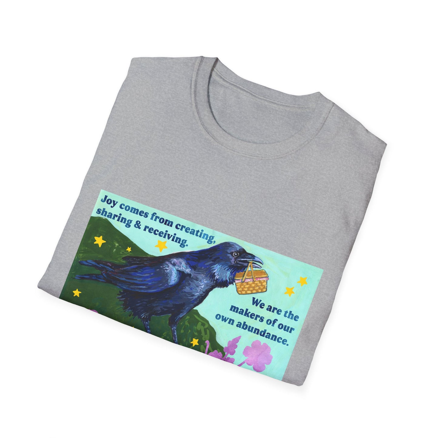 Joy comes from creating, sharing & receiving: feminist shirt