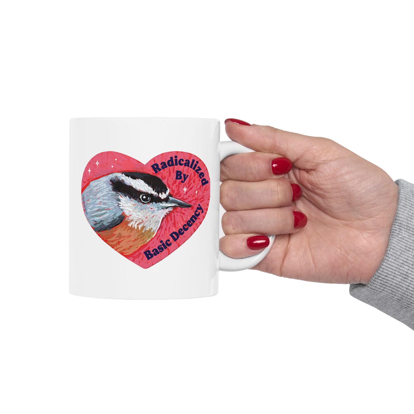 Radicalized By Basic Decency: feminist mug