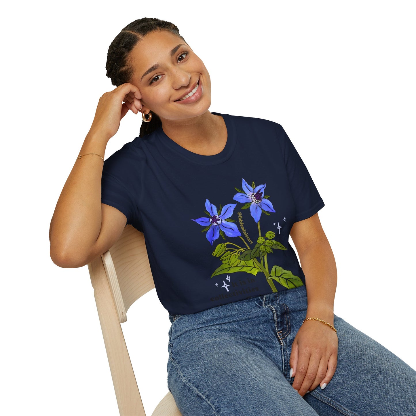 It is in collectivities that we find reservoirs of hope and optimism, Angela Davis: Feminist Shirt