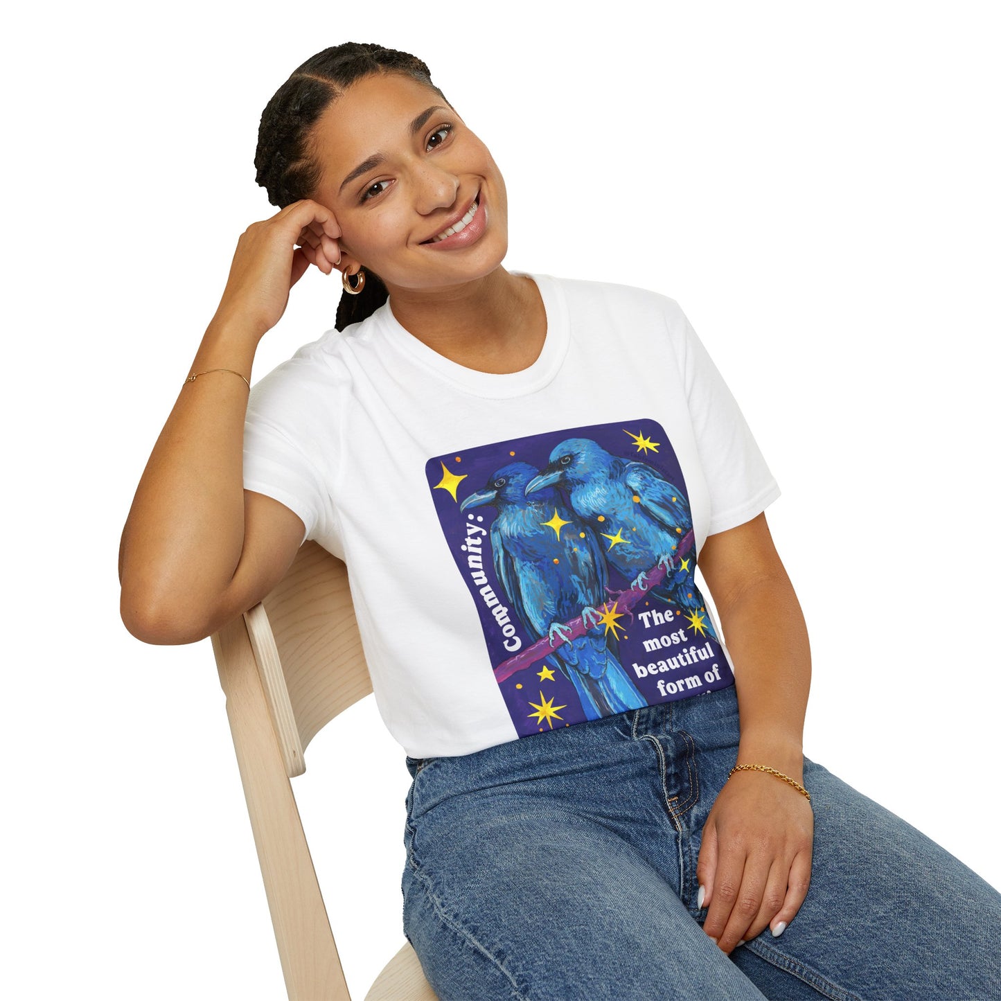 Community is the most beautiful form of rebellion: feminist shirt