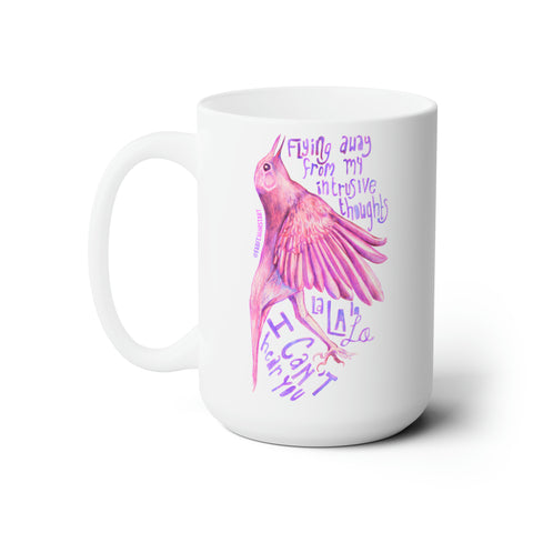 Flying Away From My Intrusive Thoughts: Mental Health Mug