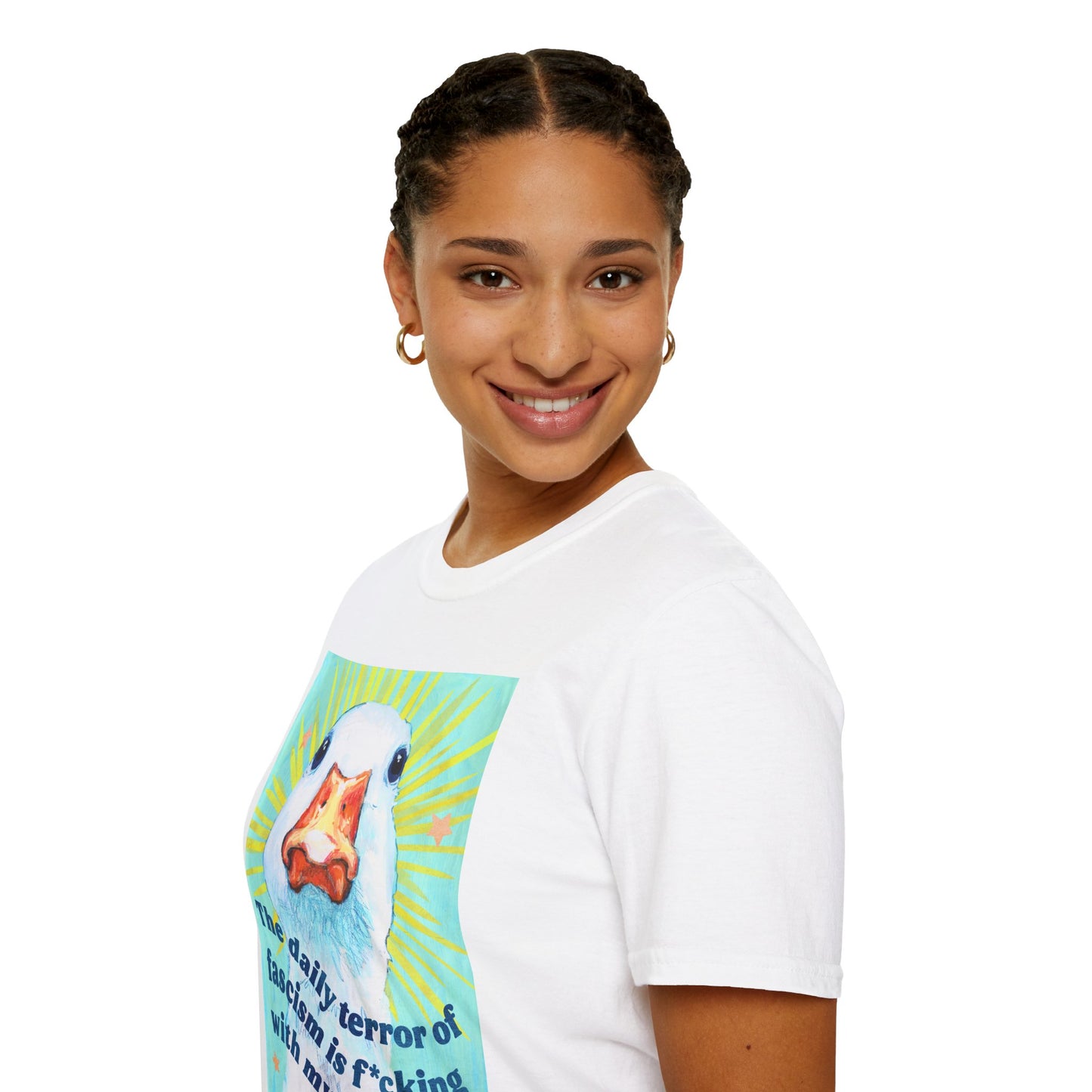The daily terror of fascism is f*cking with my feelings: feminist shirt