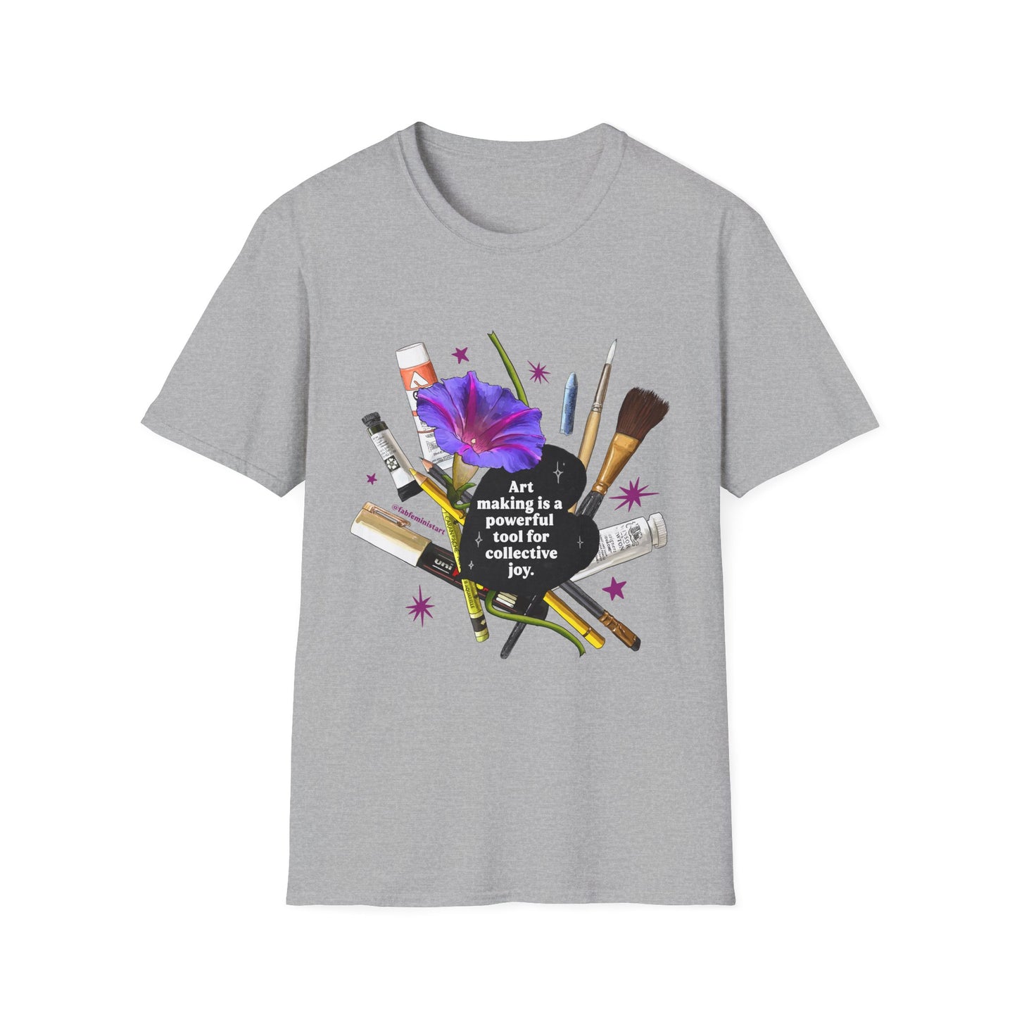 Art Making is a Powerful Tool for Collective Joy: Feminist Shirt