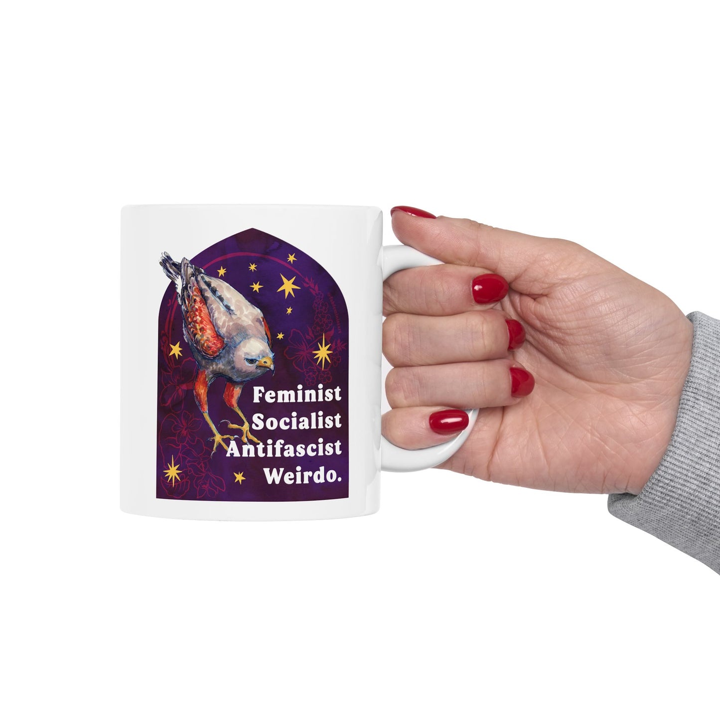 Feminist Socialist Antifascist Weirdo: feminist mug