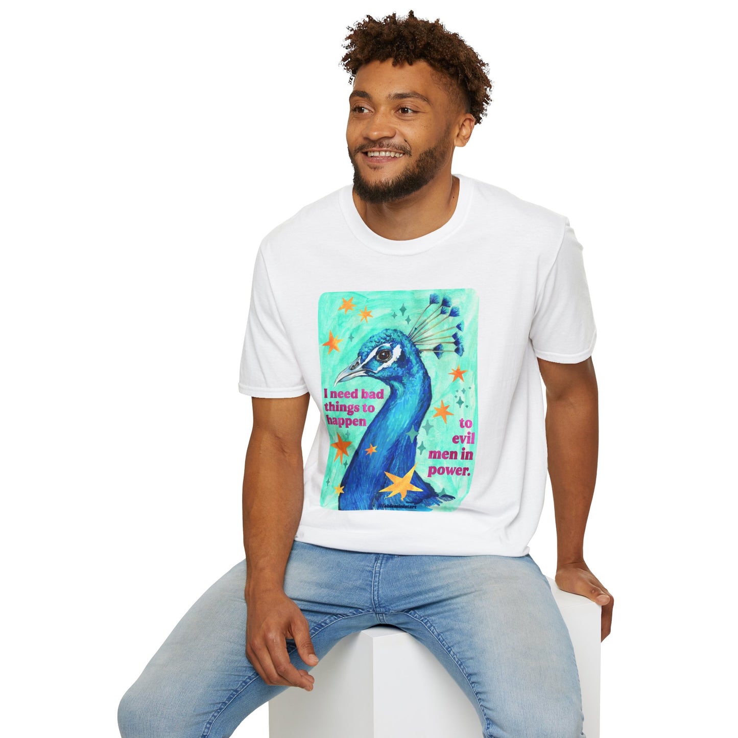 I Need Bad Things to Happen to Evil Men in Power: Feminist Shirt