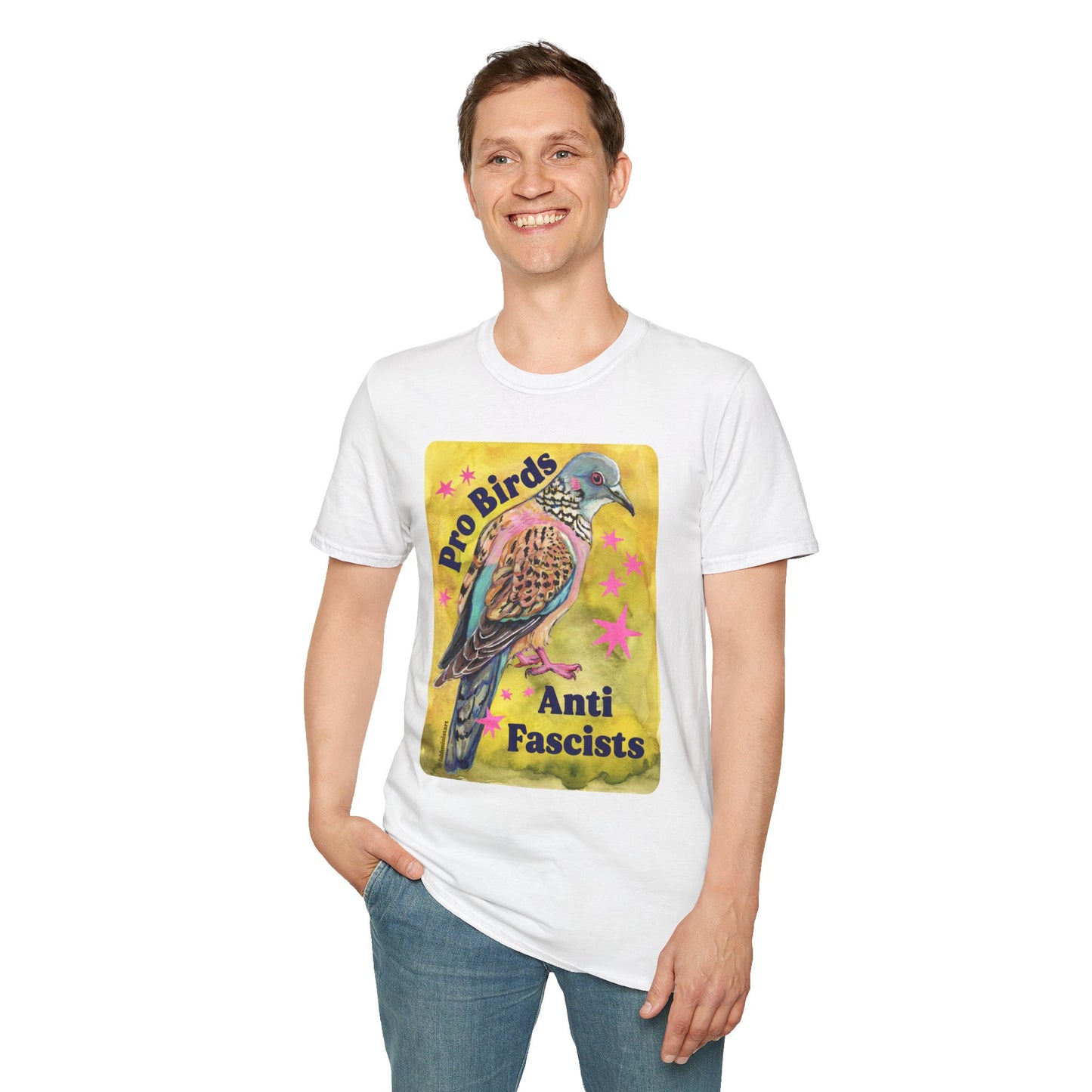 Pro Birds Anti-Fascists : Feminist Shirt