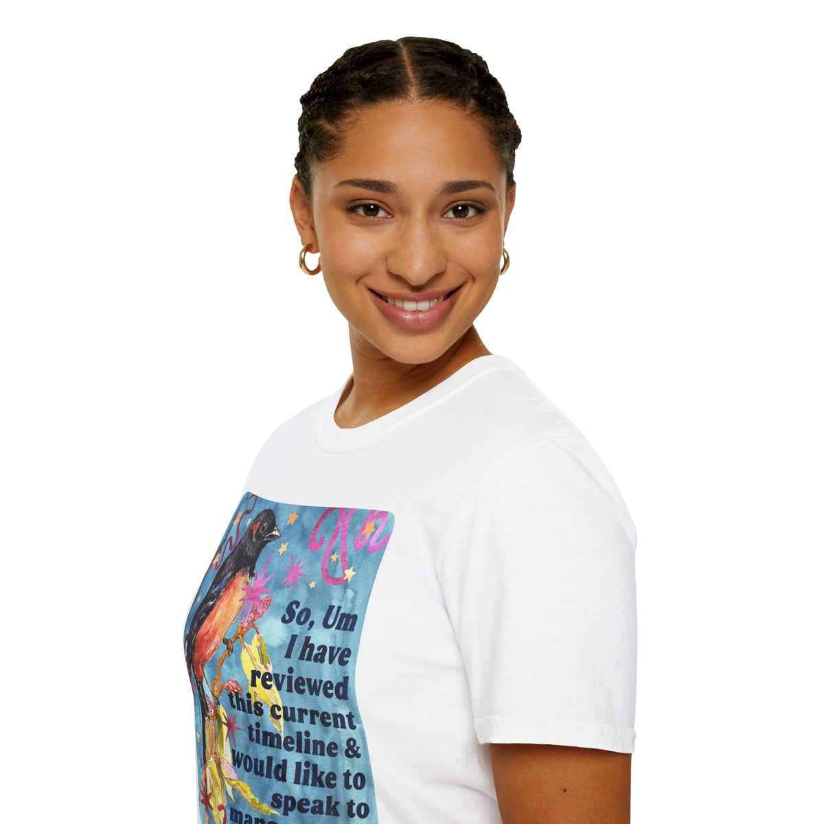 So Um I have reviewed this current timeline & would like to speak to management: feminist shirt