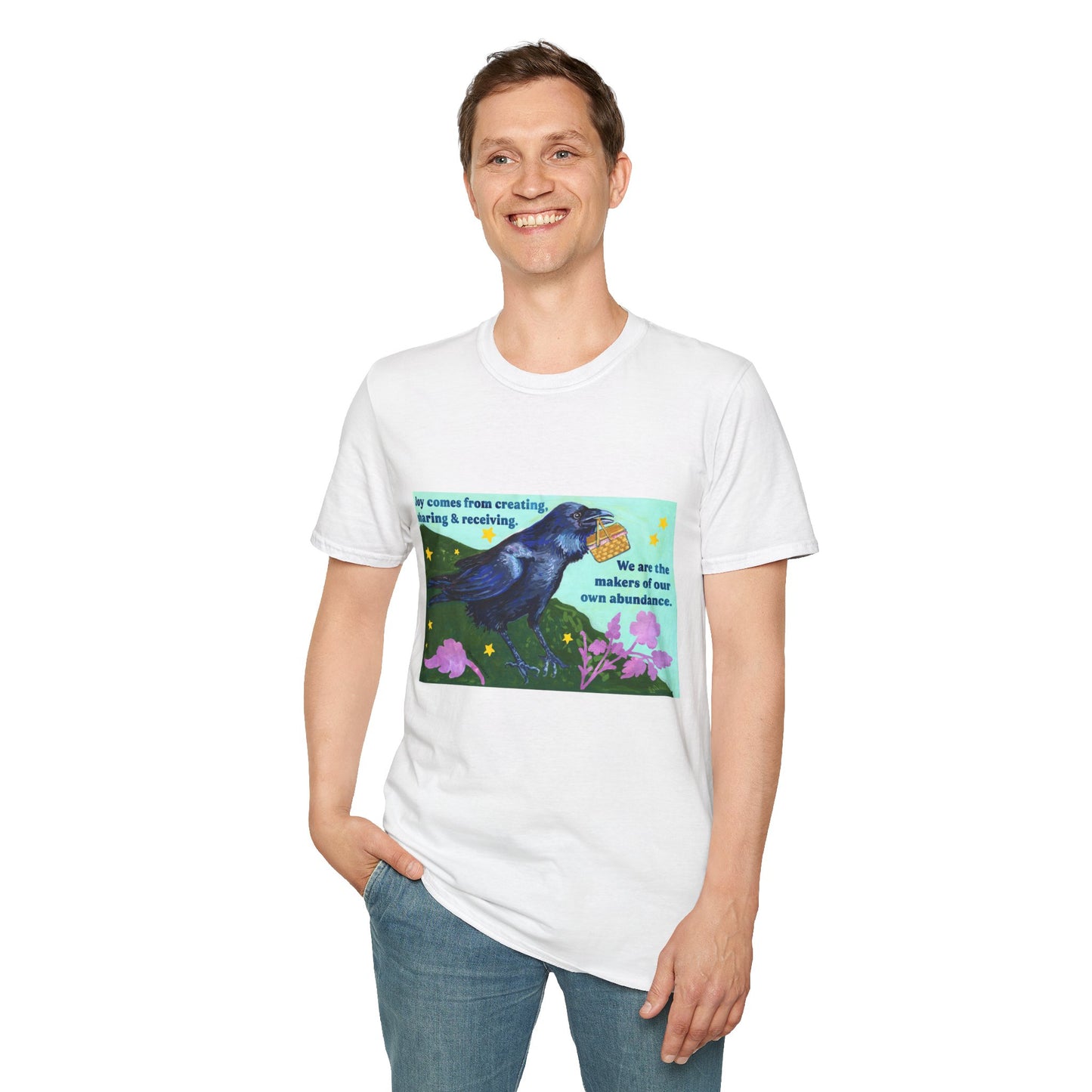 Joy comes from creating, sharing & receiving: feminist shirt