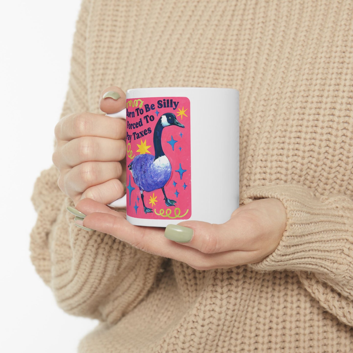 Born To Be Silly Forced To Pay Taxes: Feminist Mug