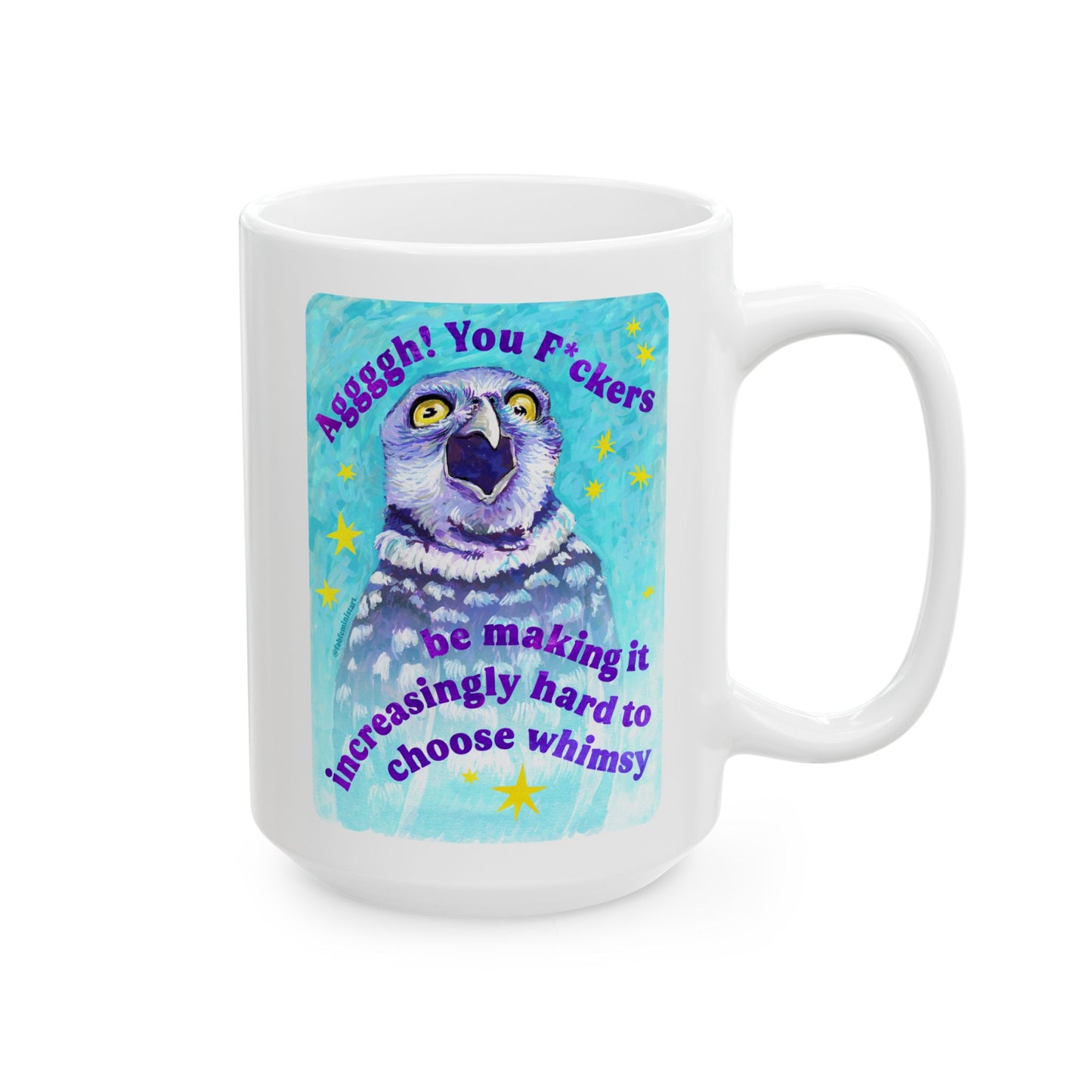 Aggggh! You F*ckers be making it increasingly hard to choose whimsy: feminist mug