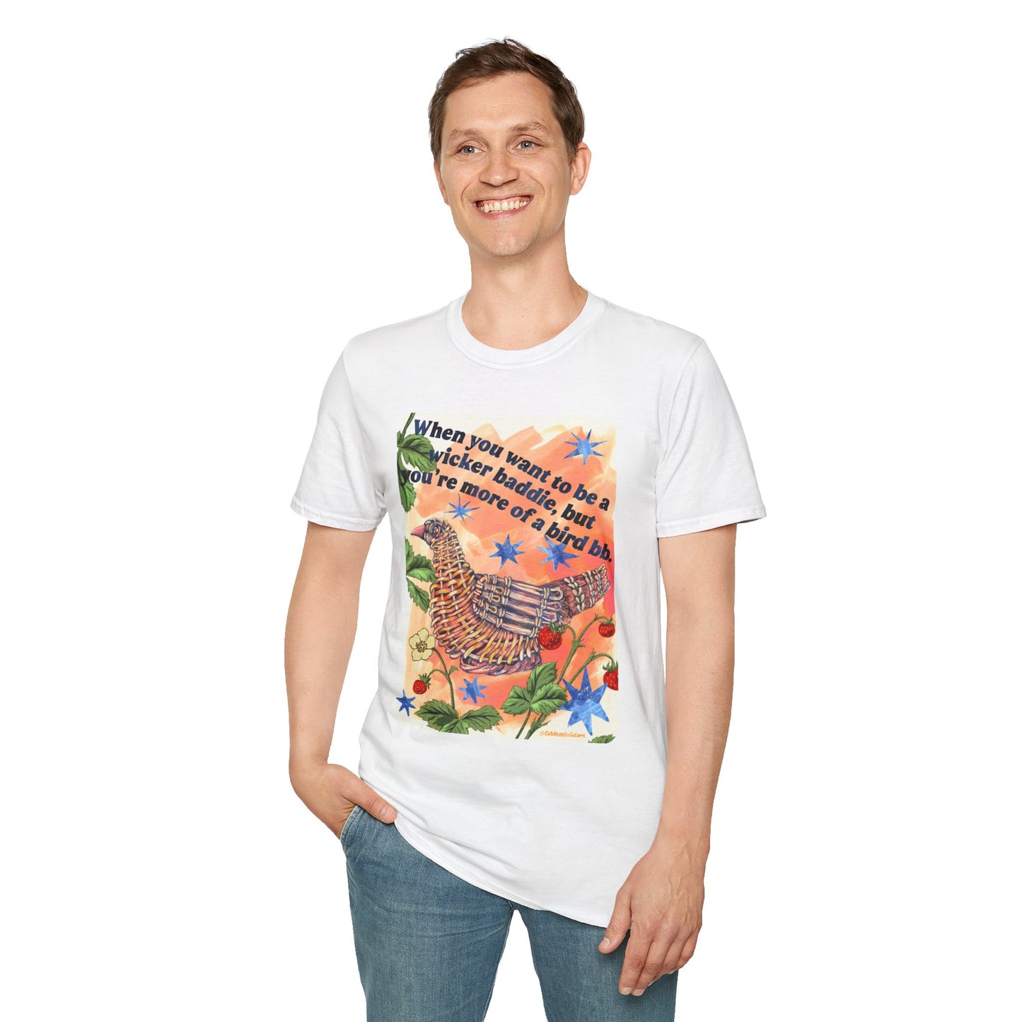 When you want to be a wicker baddie, but you’re more of a bird bb: feminist shirt