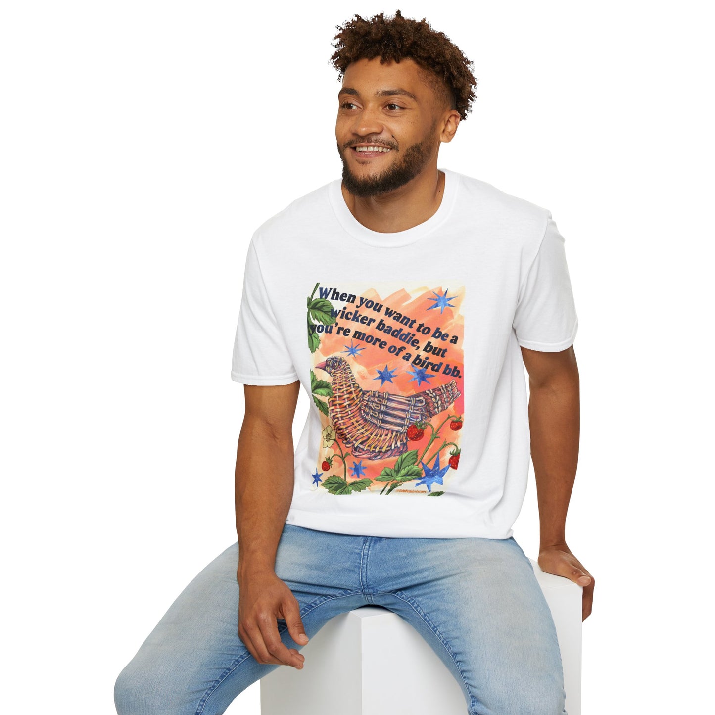 When you want to be a wicker baddie, but you’re more of a bird bb: feminist shirt