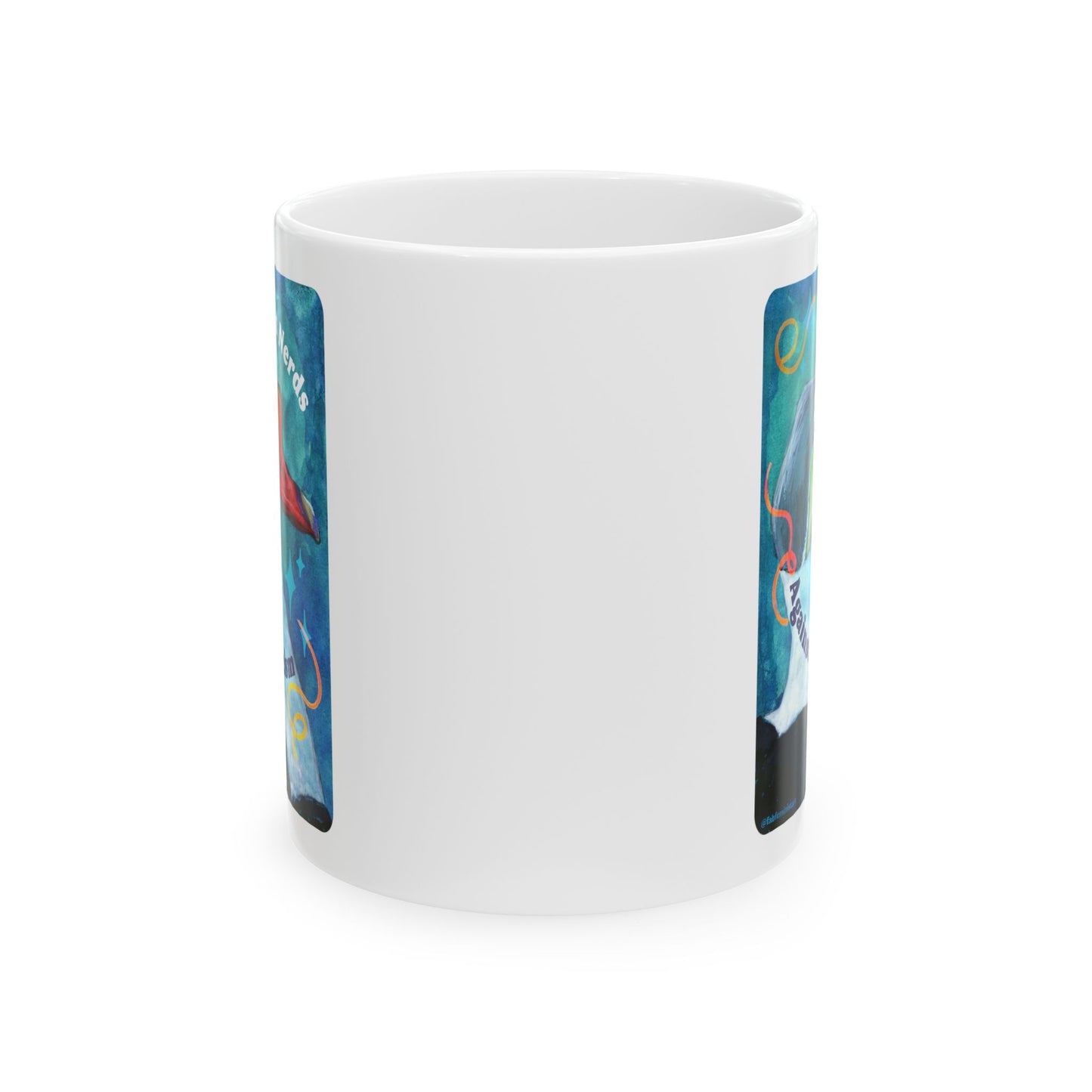 Bird Nerds Against Fascism: Feminist Mug