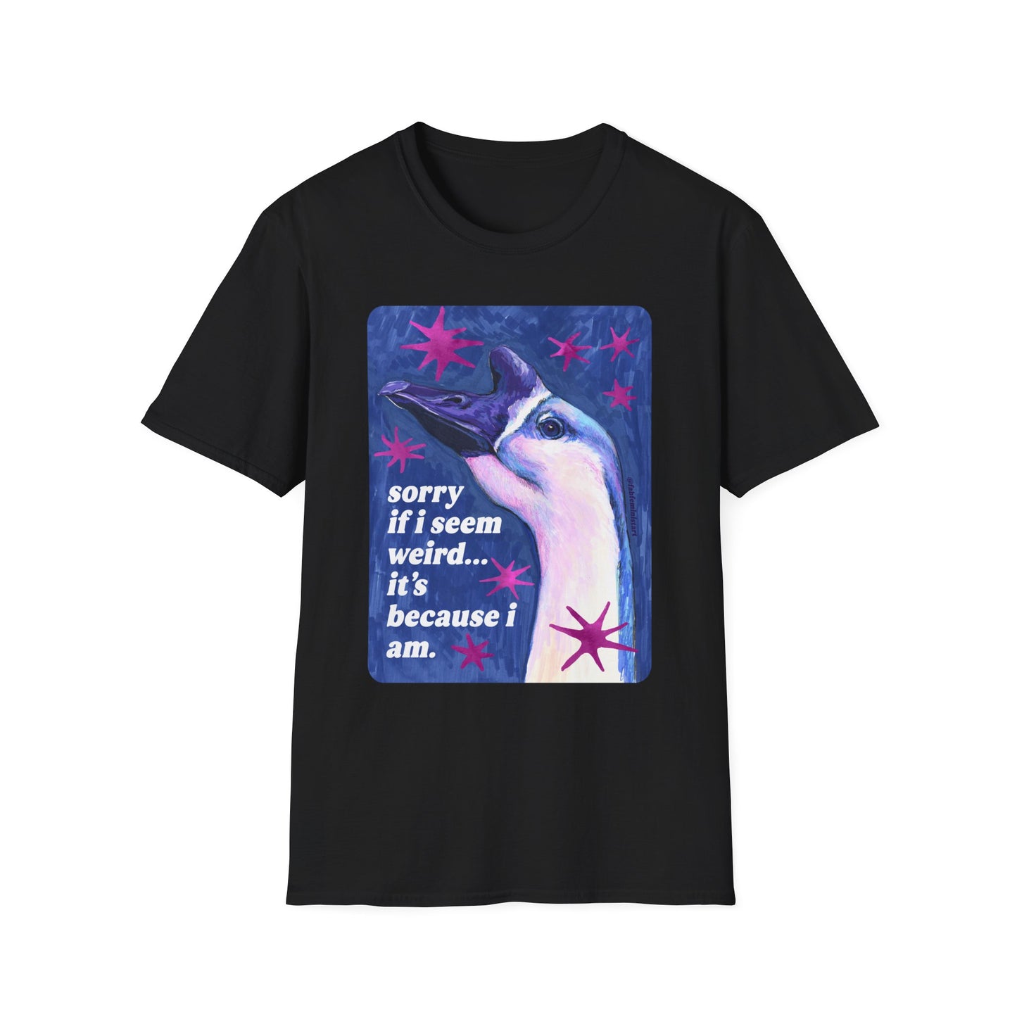 sorry if i seem weird... it's because i am: feminist shirt