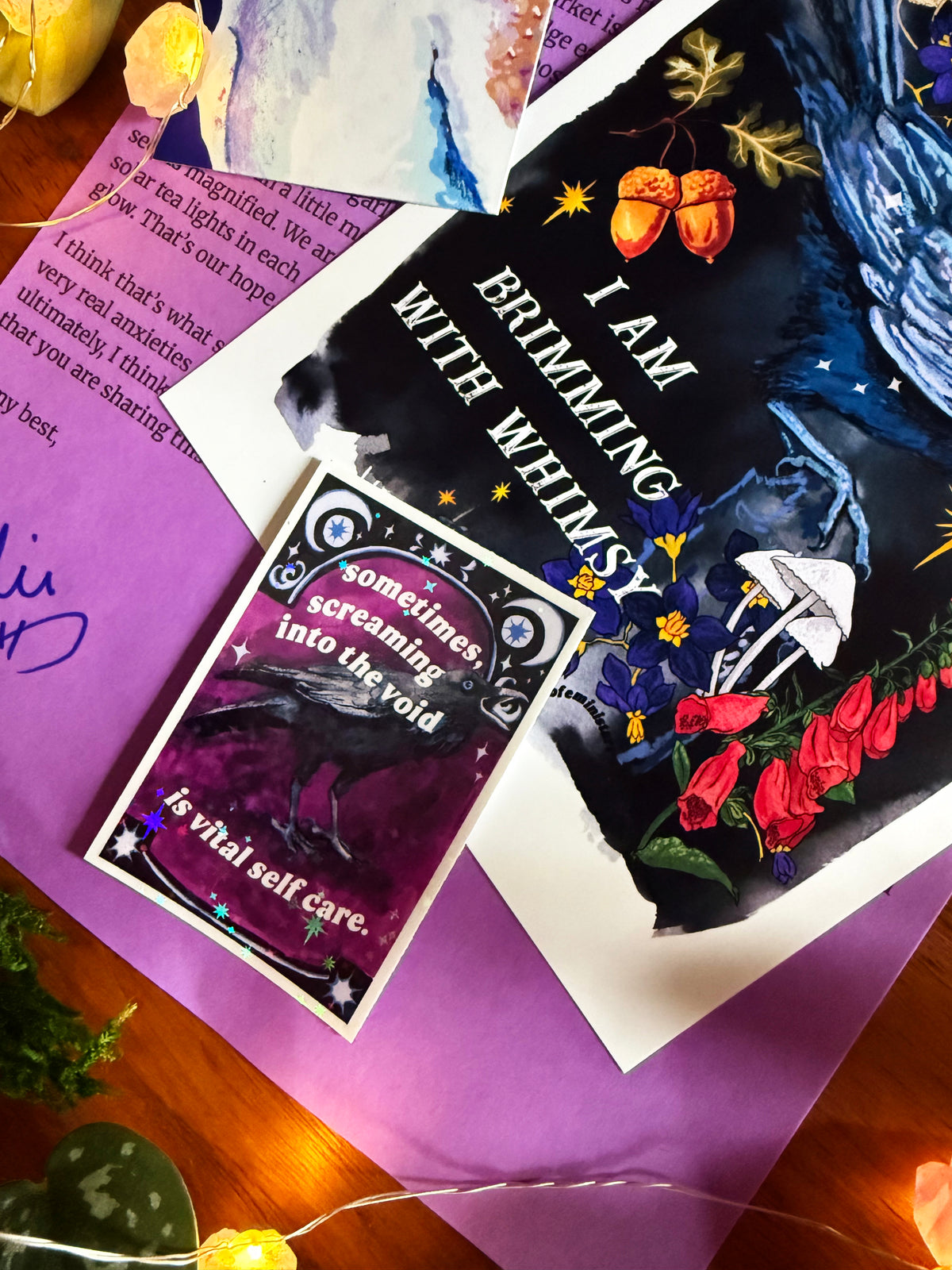 Emotional Birds Mail Club: October Edition
