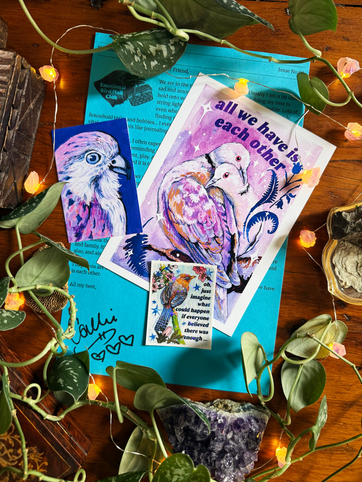 Emotional Birds Mail Club: November Edition