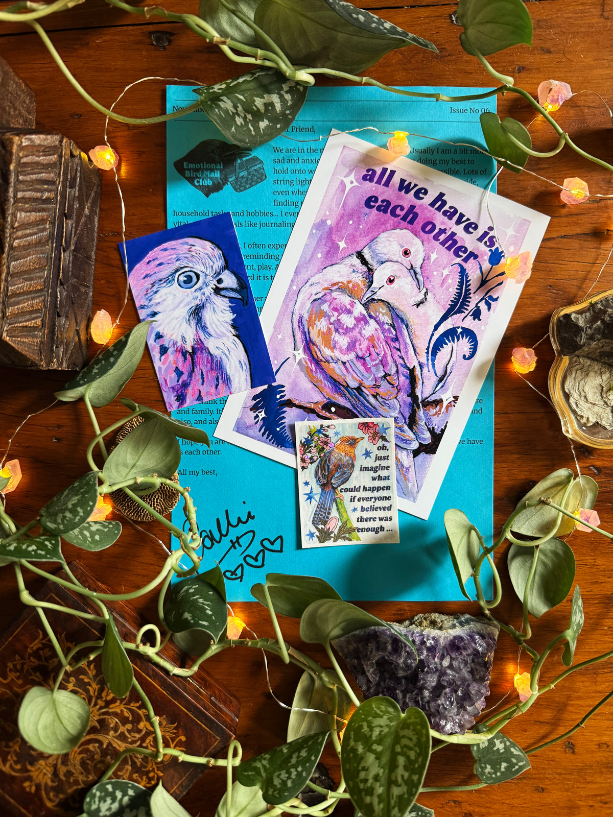 Emotional Birds Mail Club: November Edition