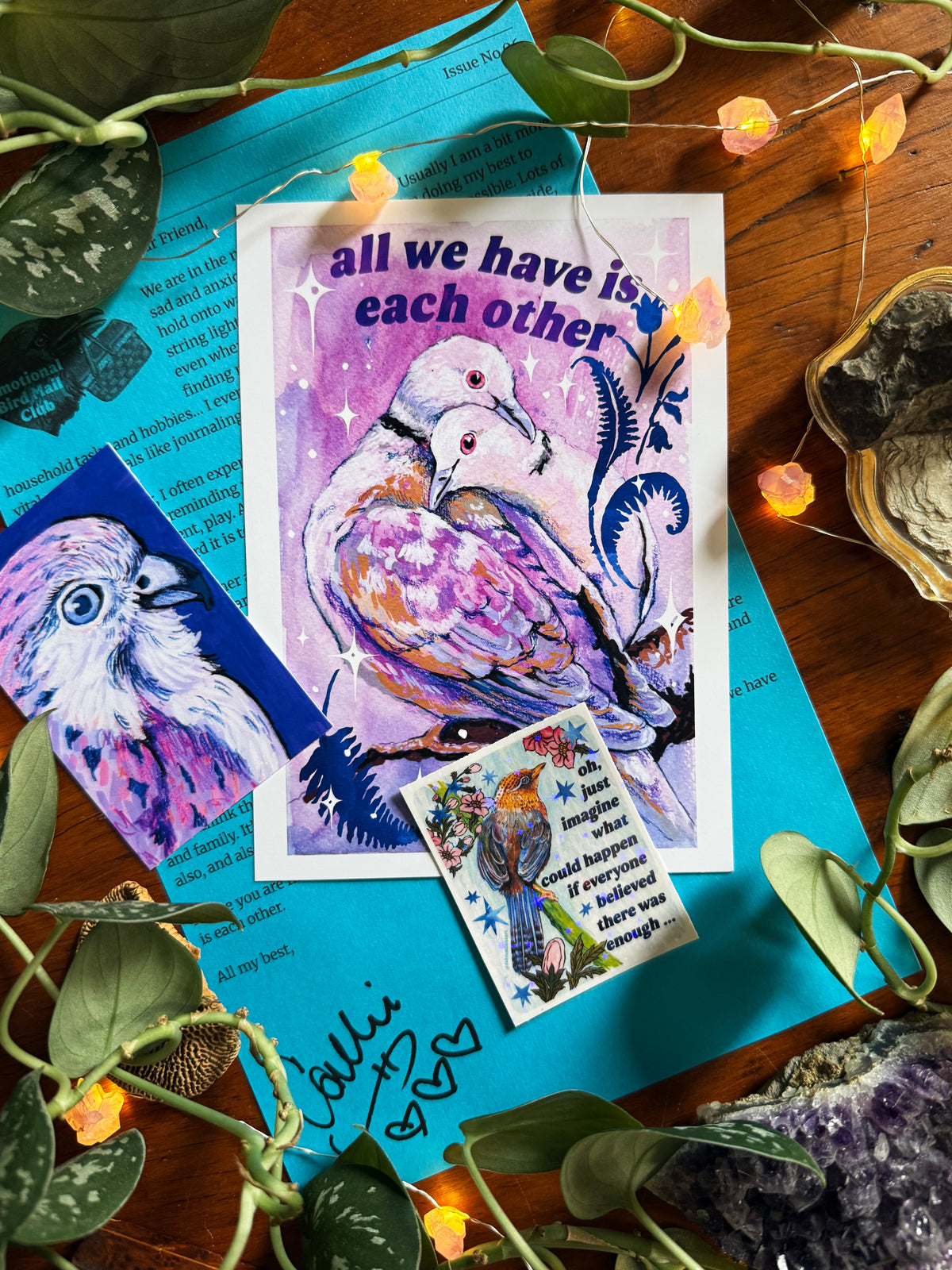 Emotional Birds Mail Club: November Edition