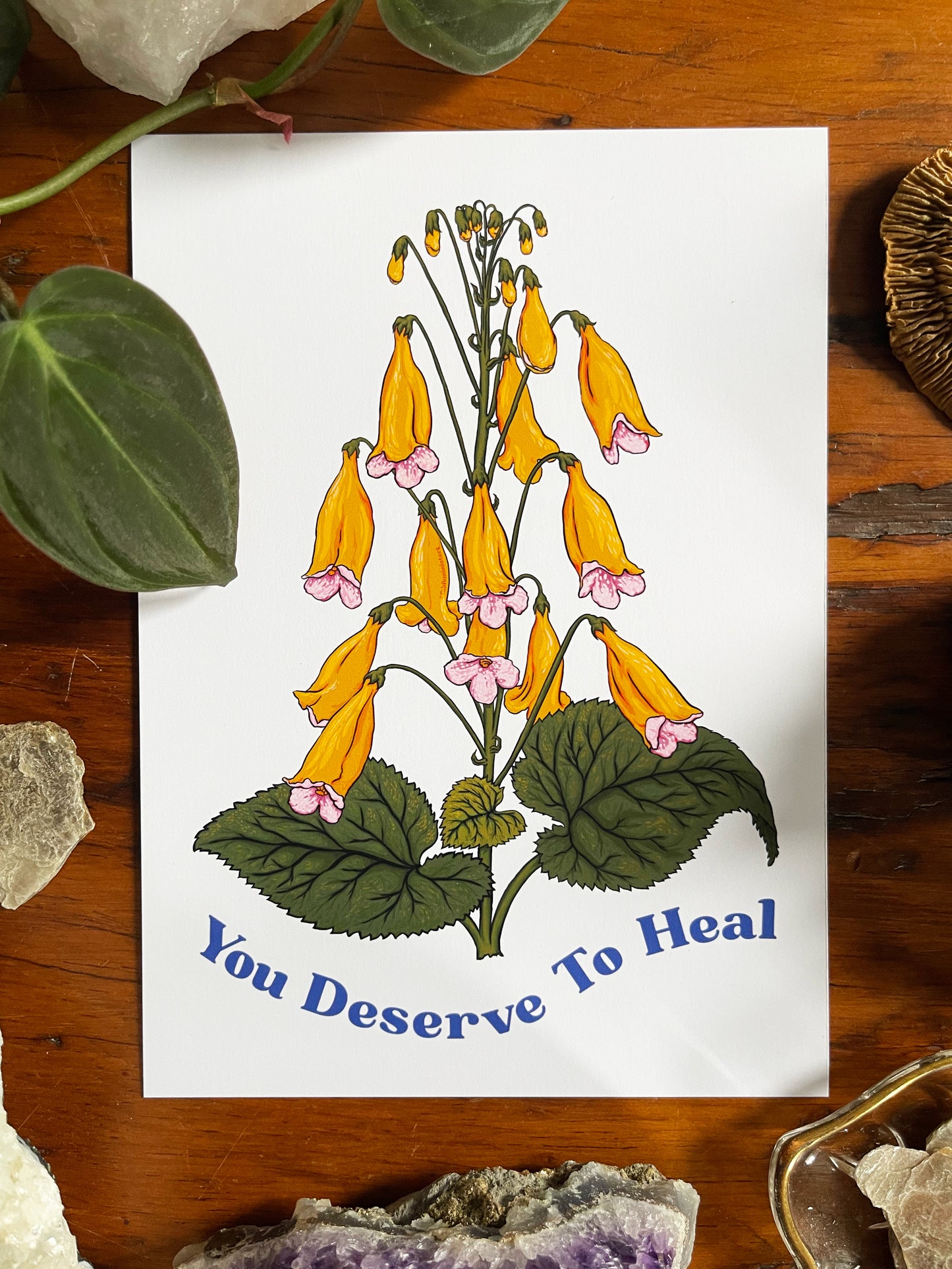 You Deserve To Heal: Mental Health Print