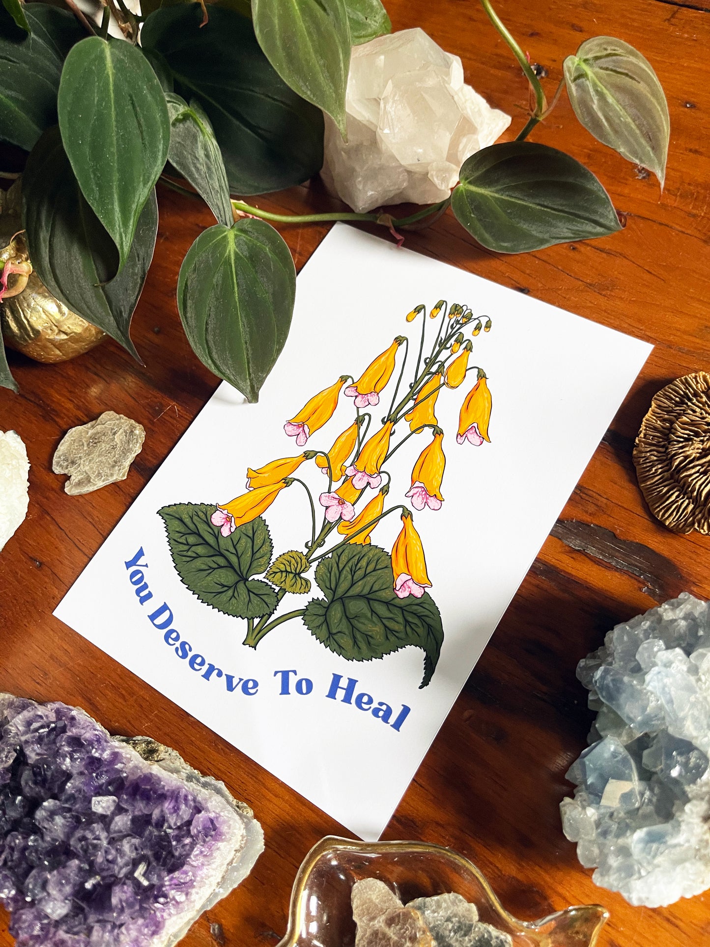 You Deserve To Heal: Mental Health Print