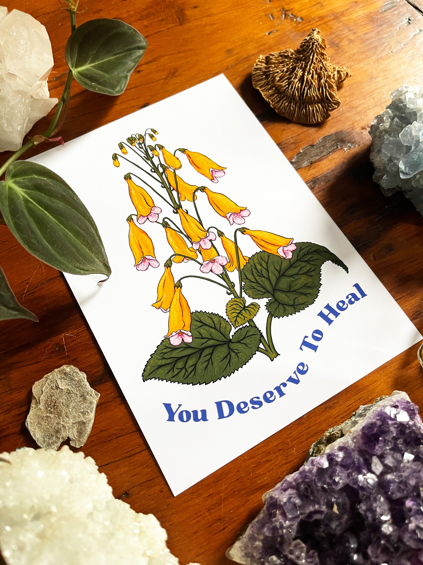 You Deserve To Heal: Mental Health Print